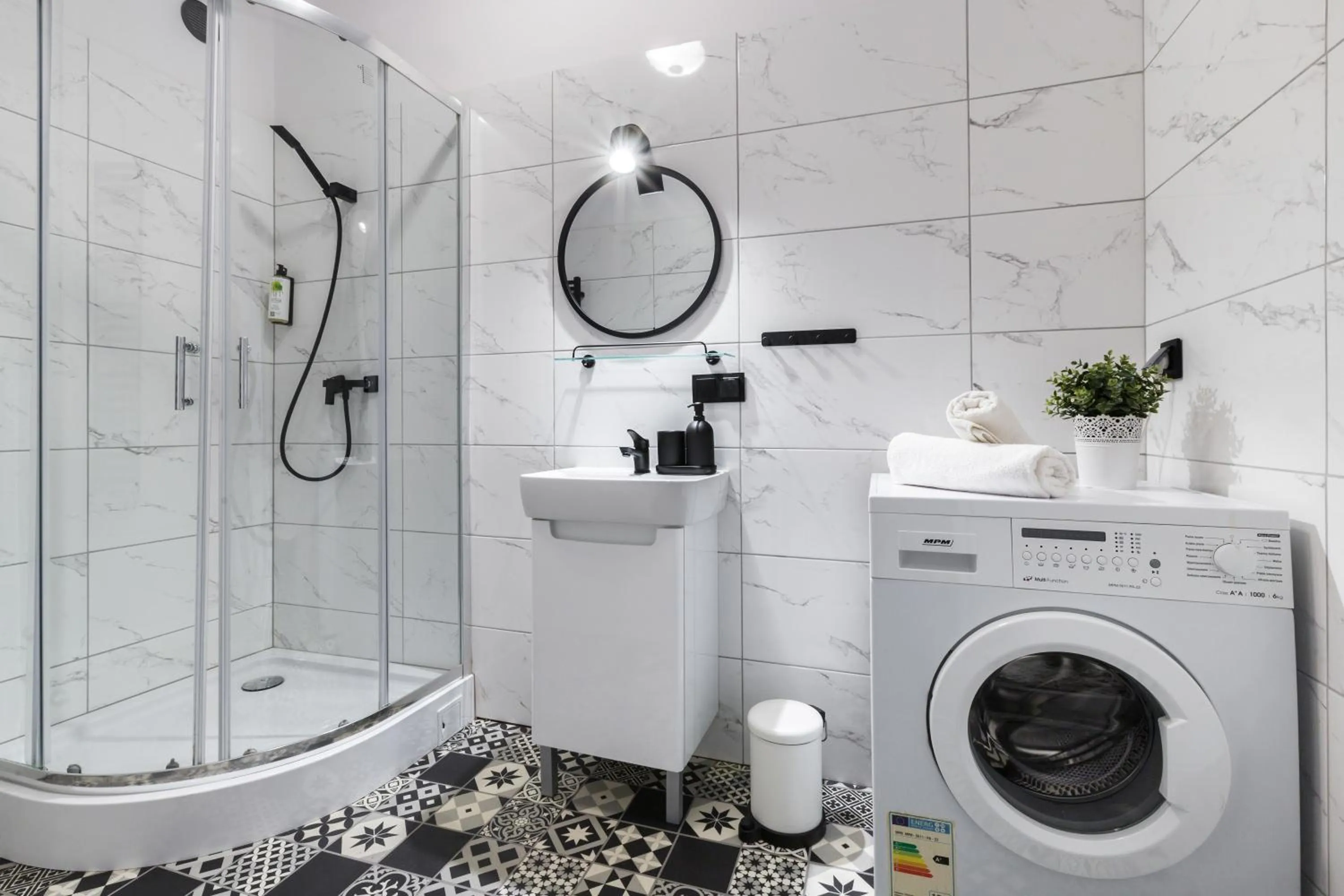 Bathroom in Wonderful Apartments in the Center of Krakow