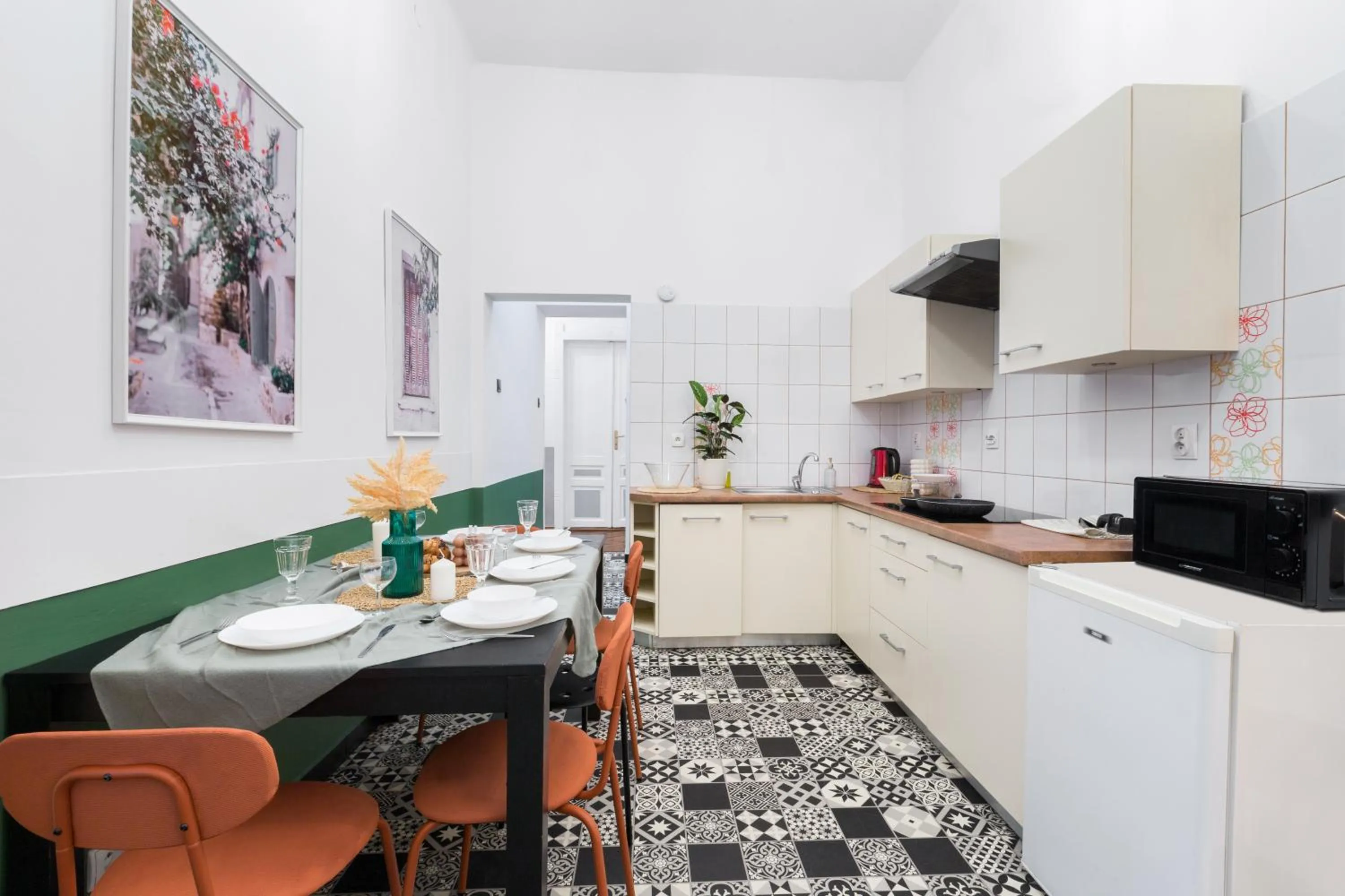 kitchen in Wonderful Apartments in the Center of Krakow