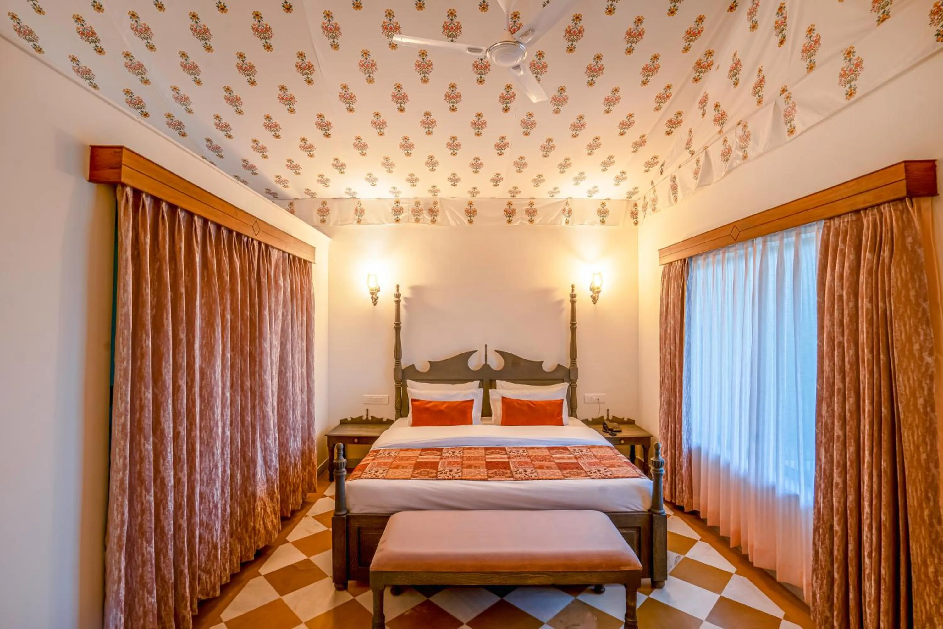 Bedroom, Bed in Marugarh Camp and Resort Jaisalmer