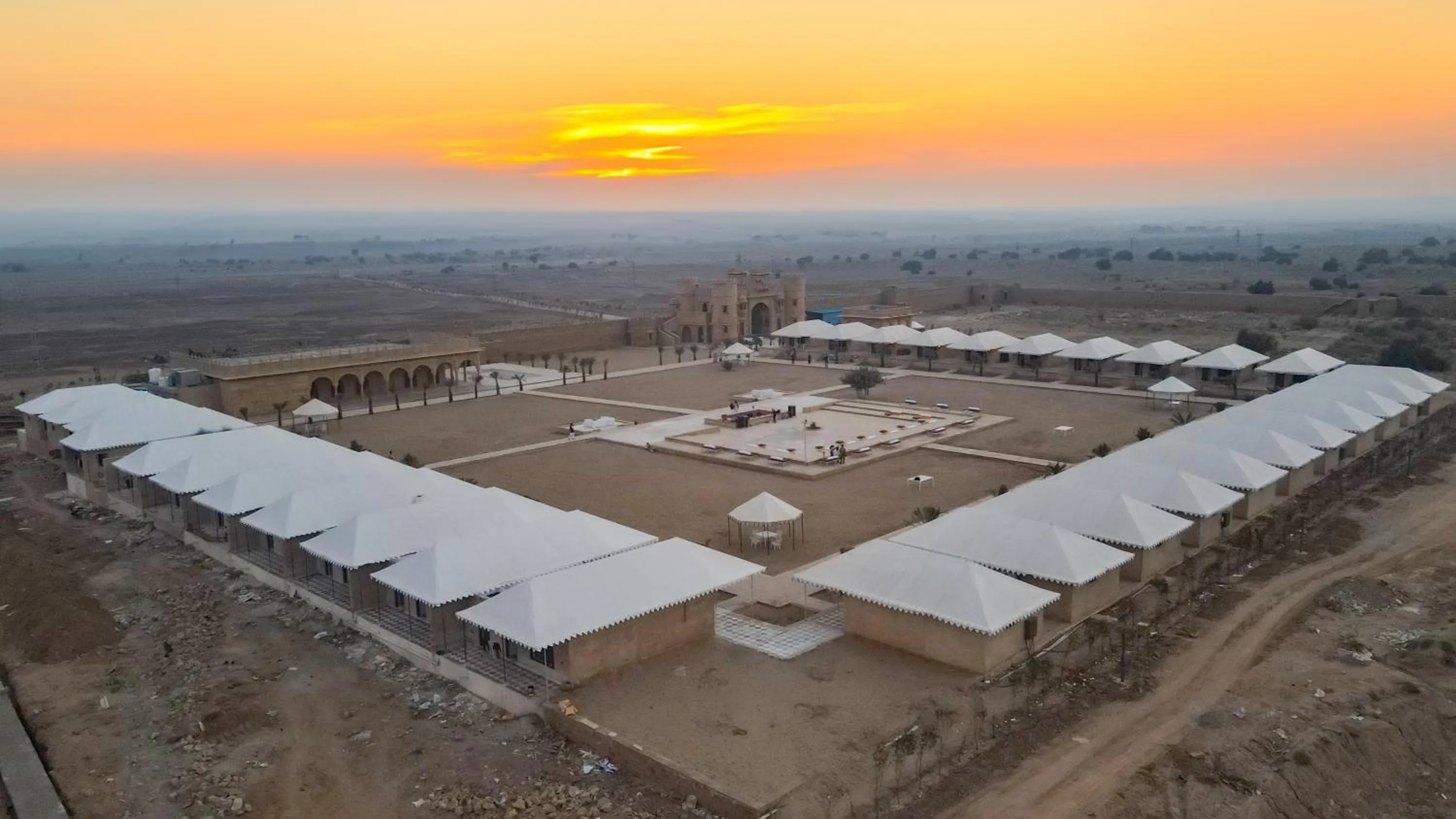 Bird's eye view in Marugarh Camp and Resort Jaisalmer