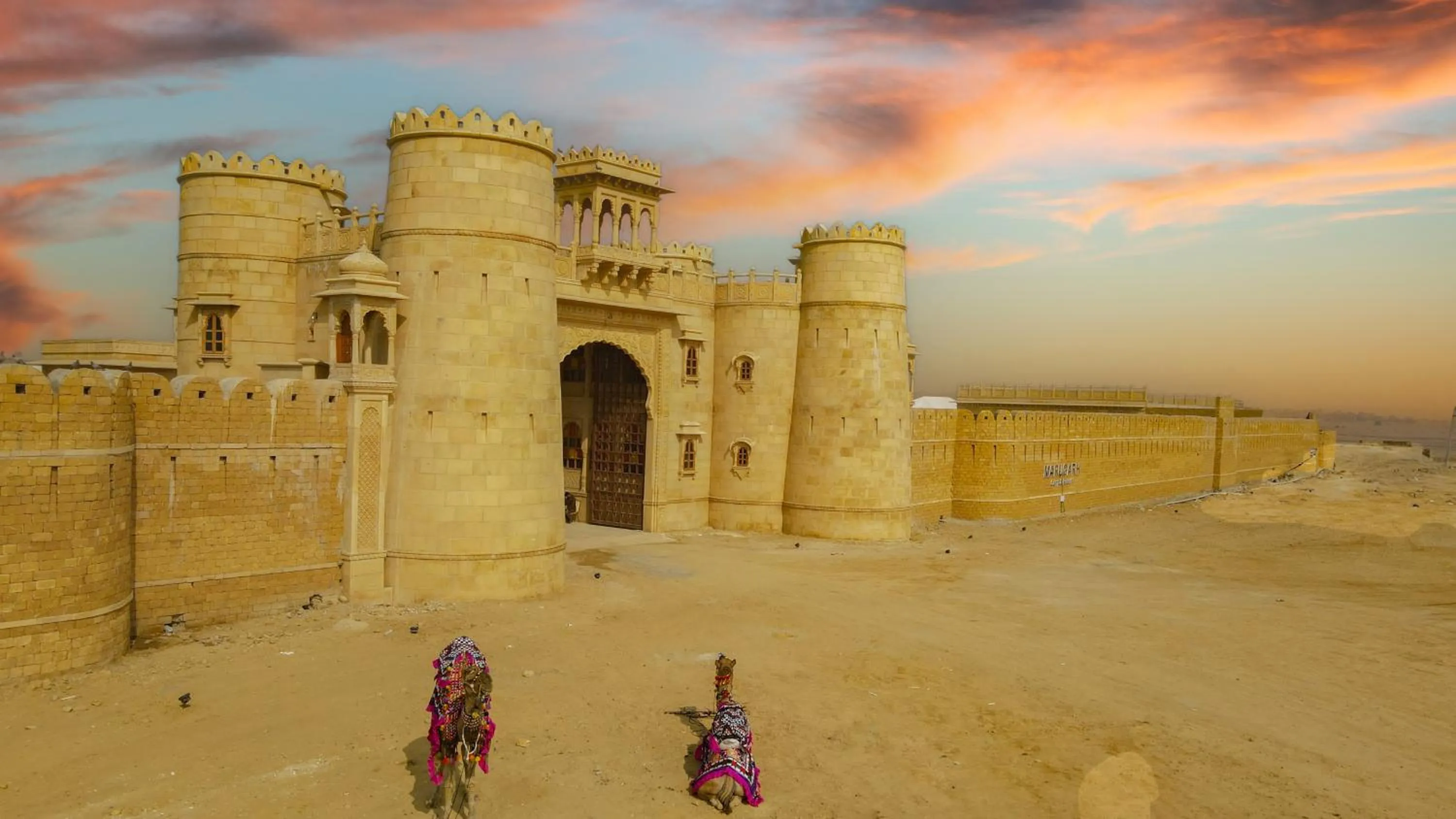 Facade/entrance in Marugarh Camp and Resort Jaisalmer