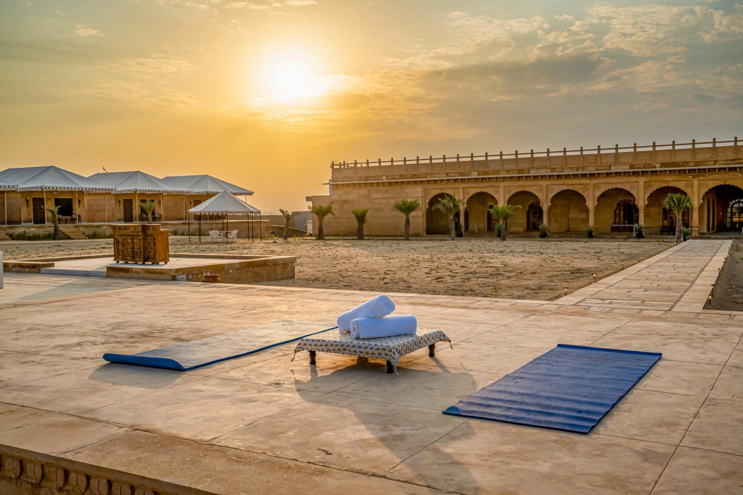 Natural landscape in Marugarh Camp and Resort Jaisalmer