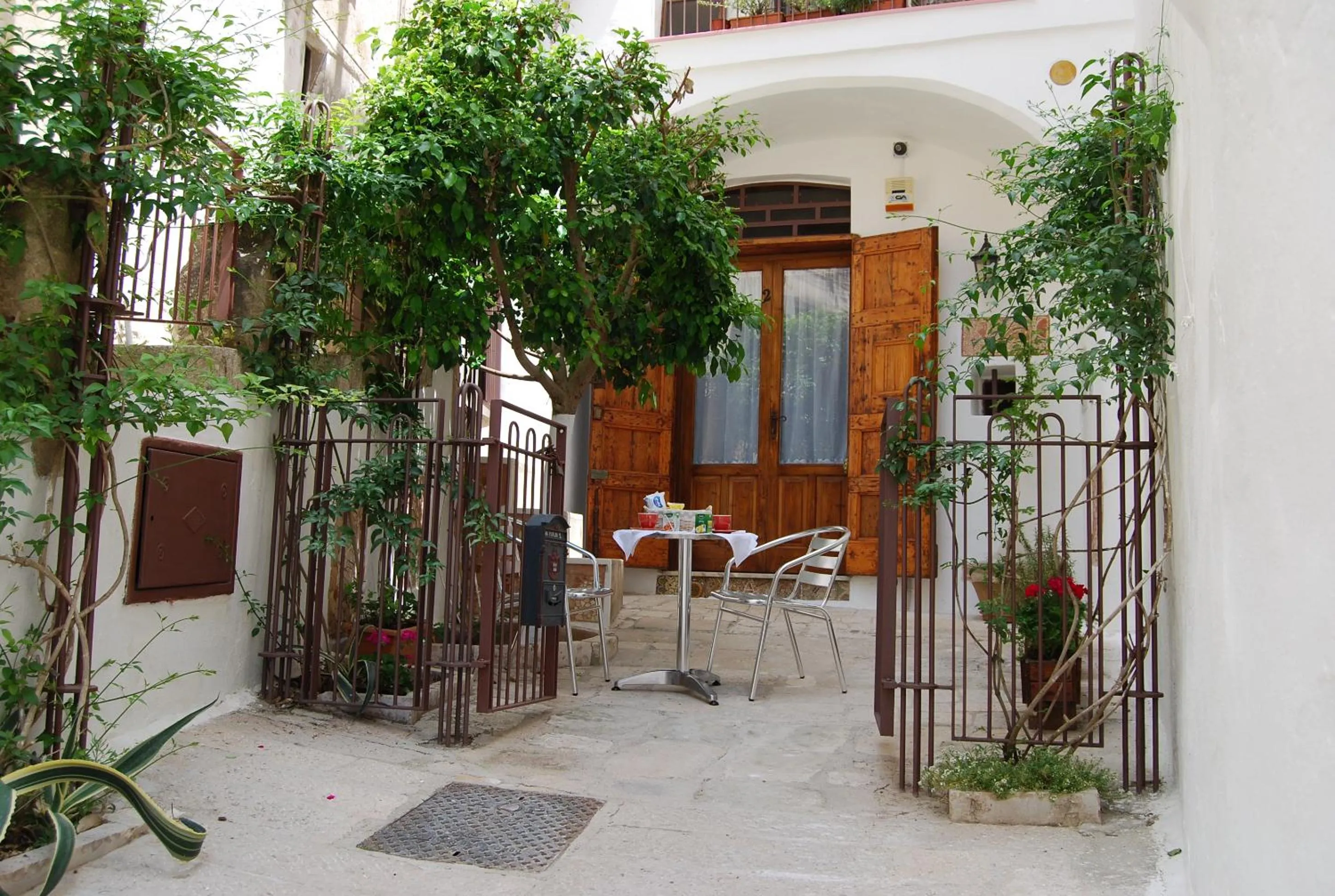 Patio in Art Transparent B&B