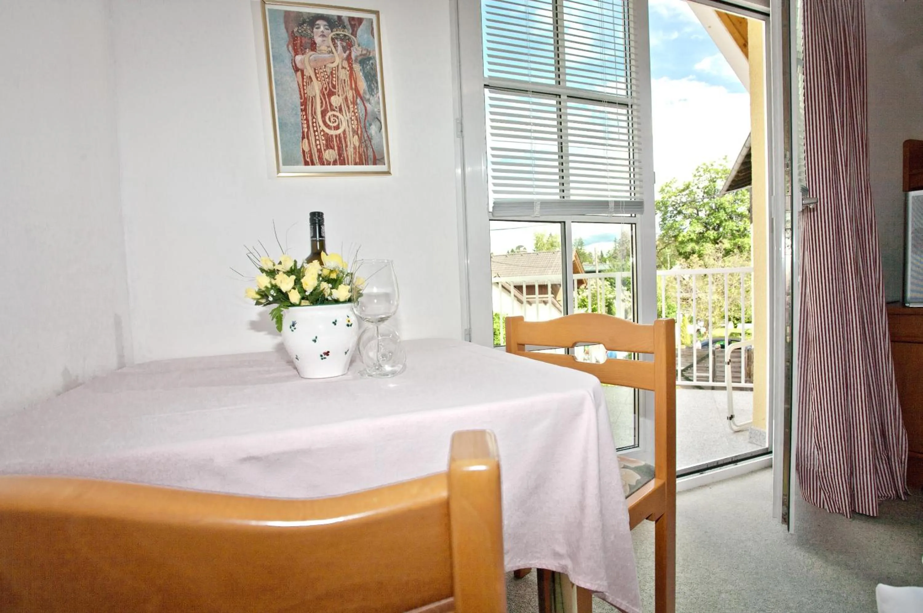 Balcony/Terrace in Seevilla Wochinz