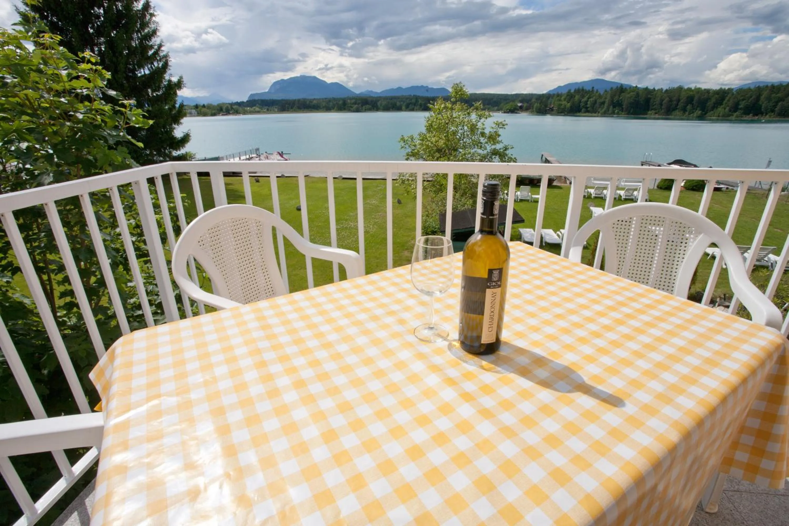 View (from property/room) in Seevilla Wochinz