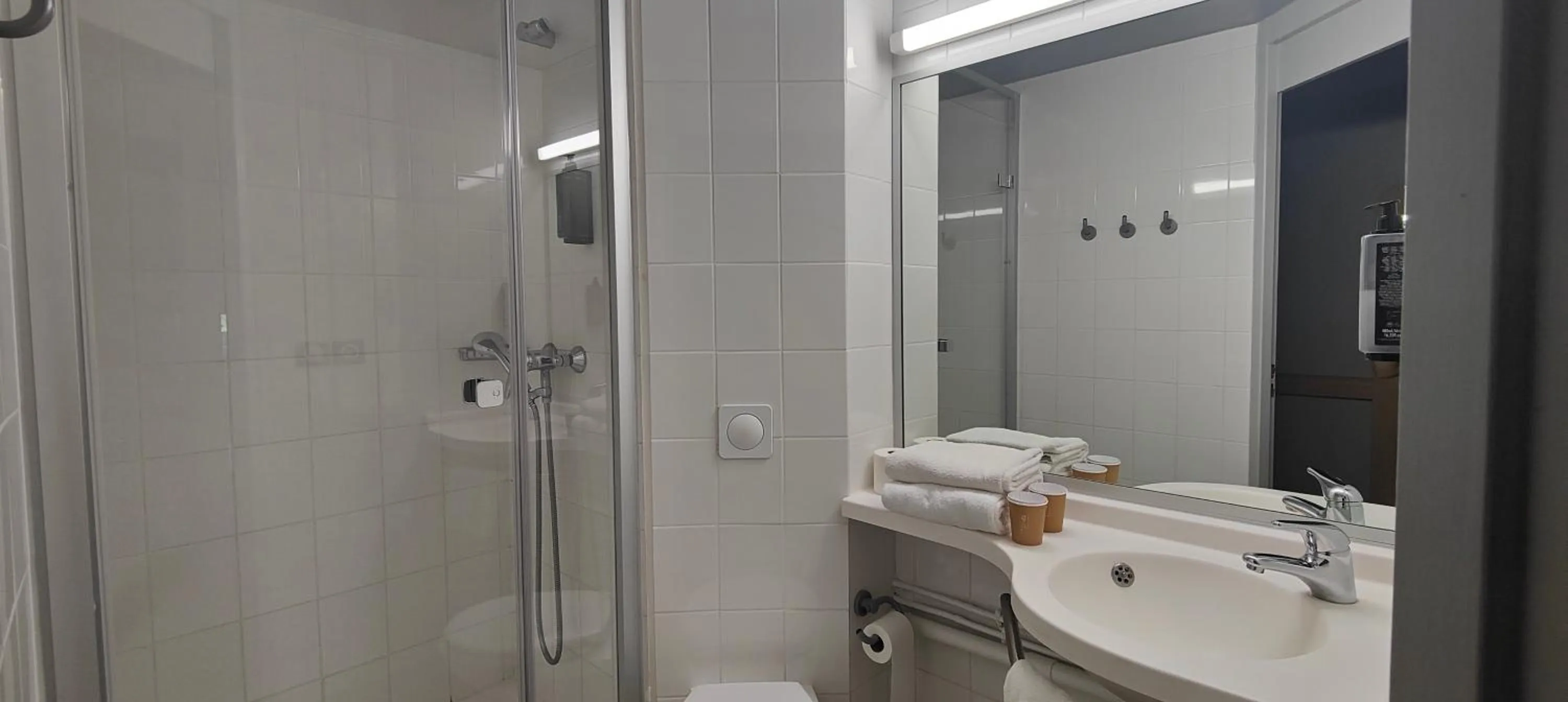 Shower in Ibis Budget Avignon Nord