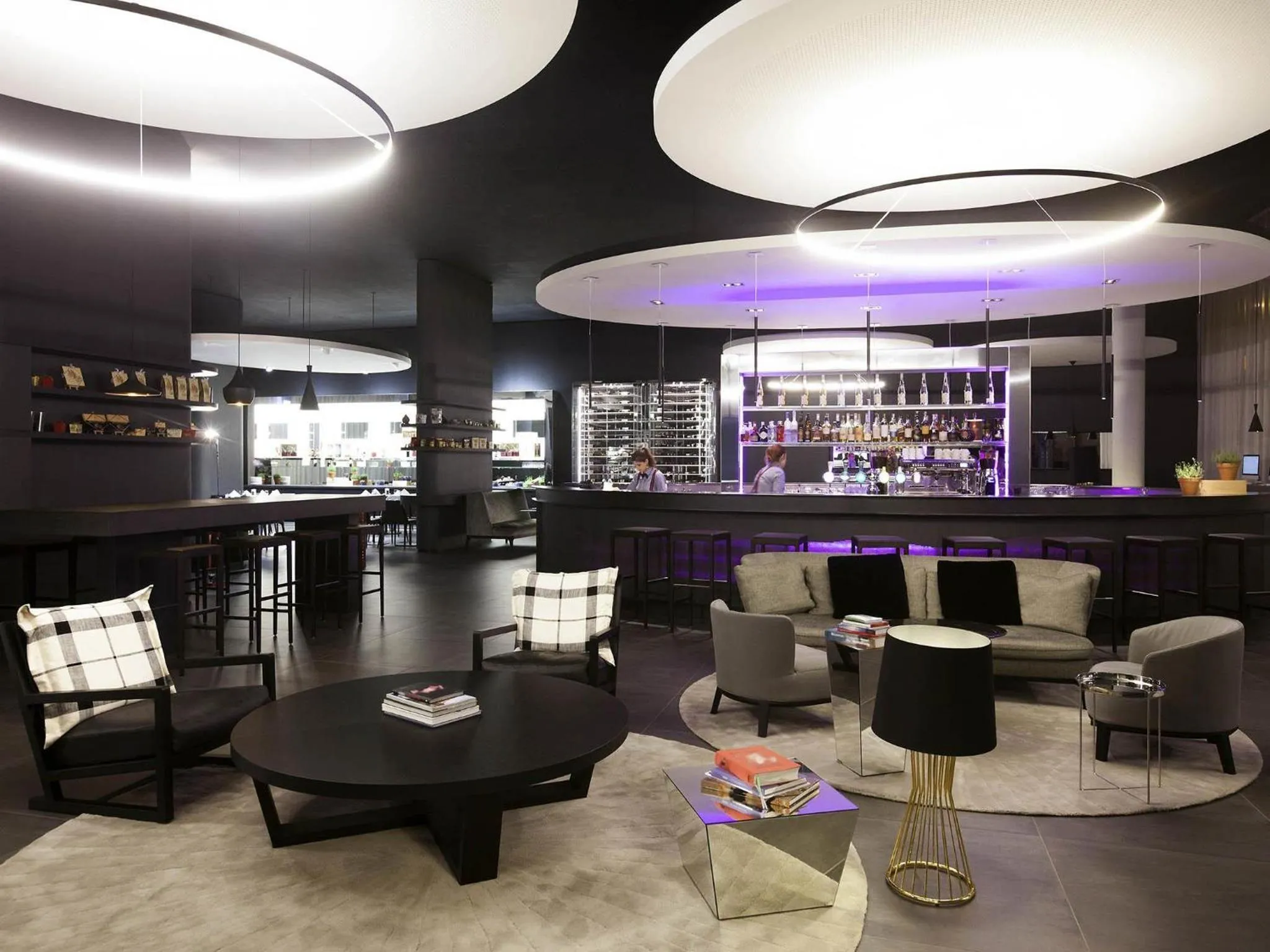Lounge or bar in Novotel Basel City