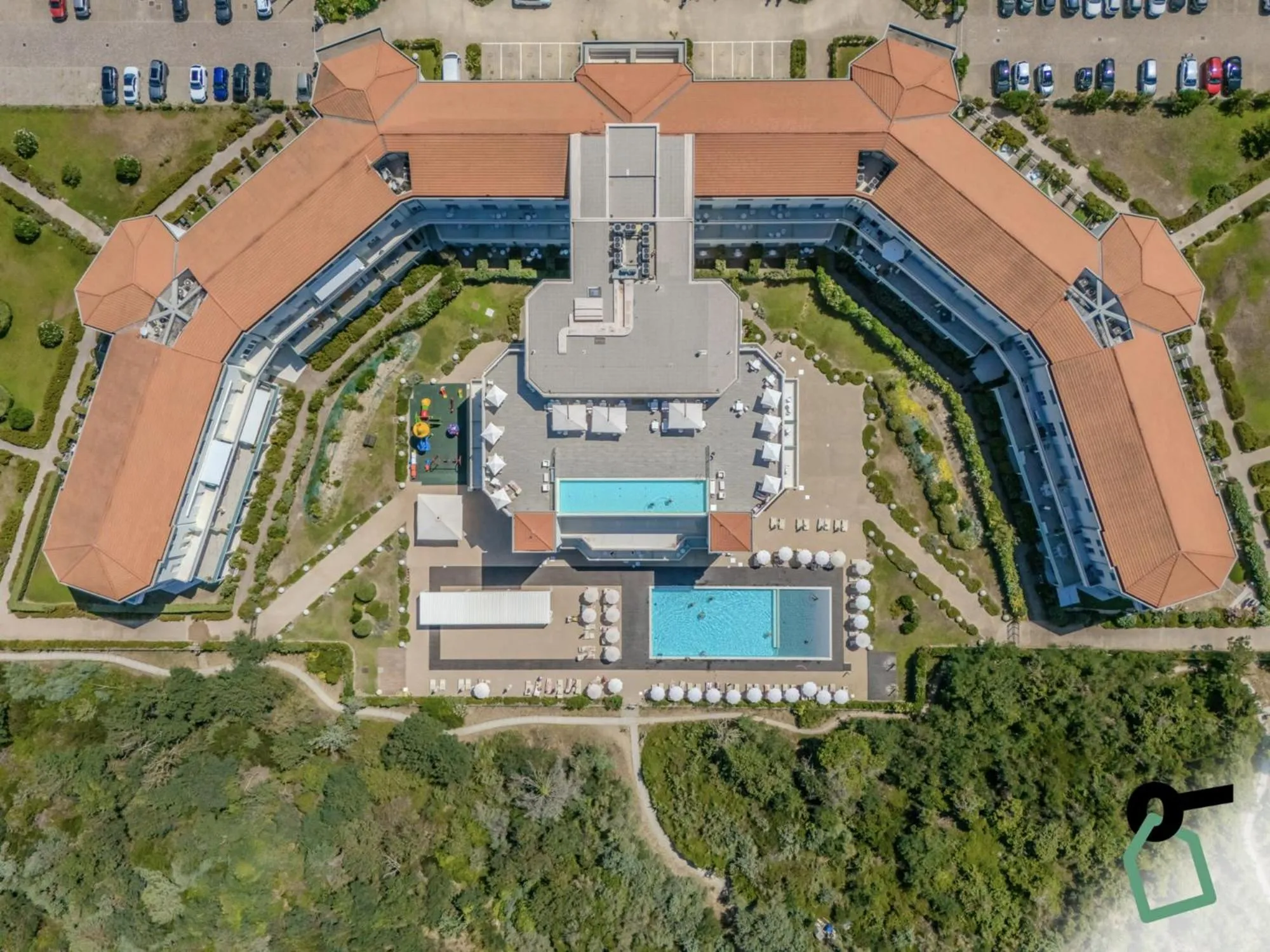 Bird's eye view in HOTIDAY Room Collection - Tirrenia