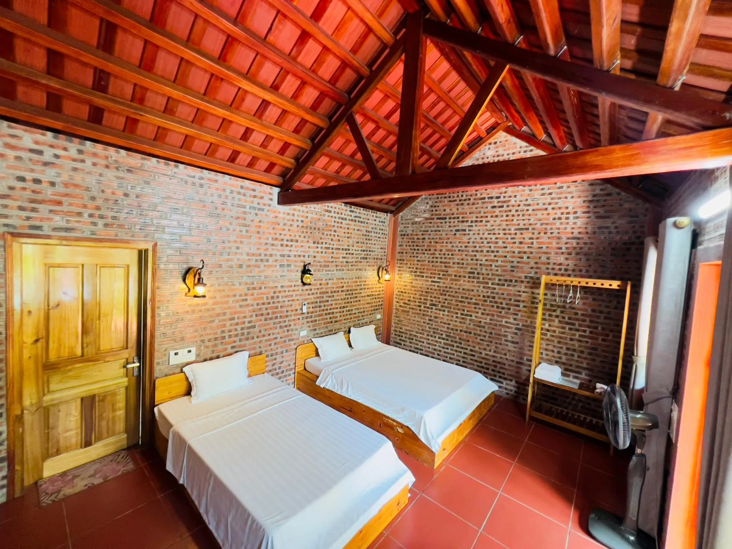 Bed in Ninh Binh Family Homestay