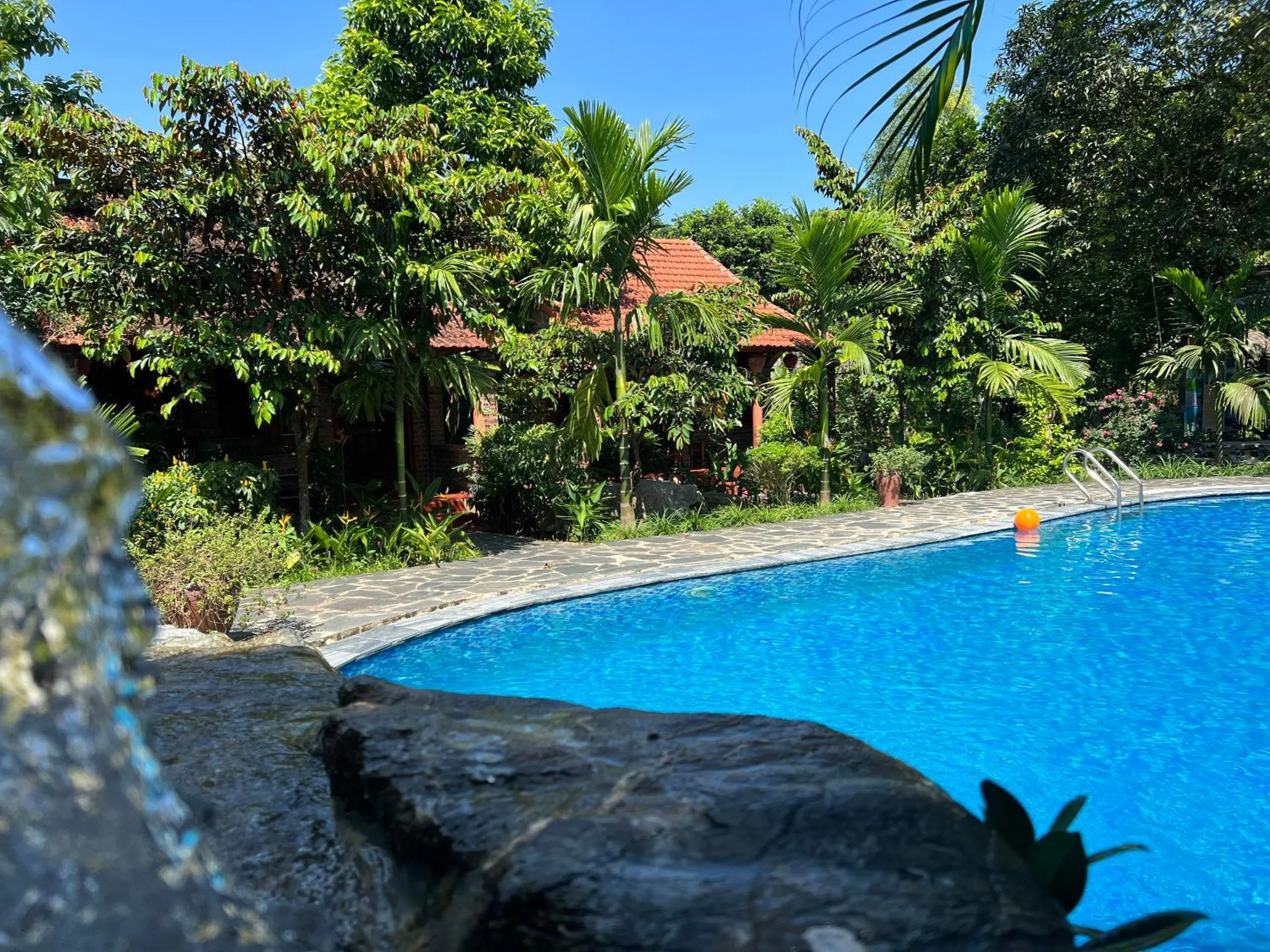 Pool view in Ninh Binh Family Homestay