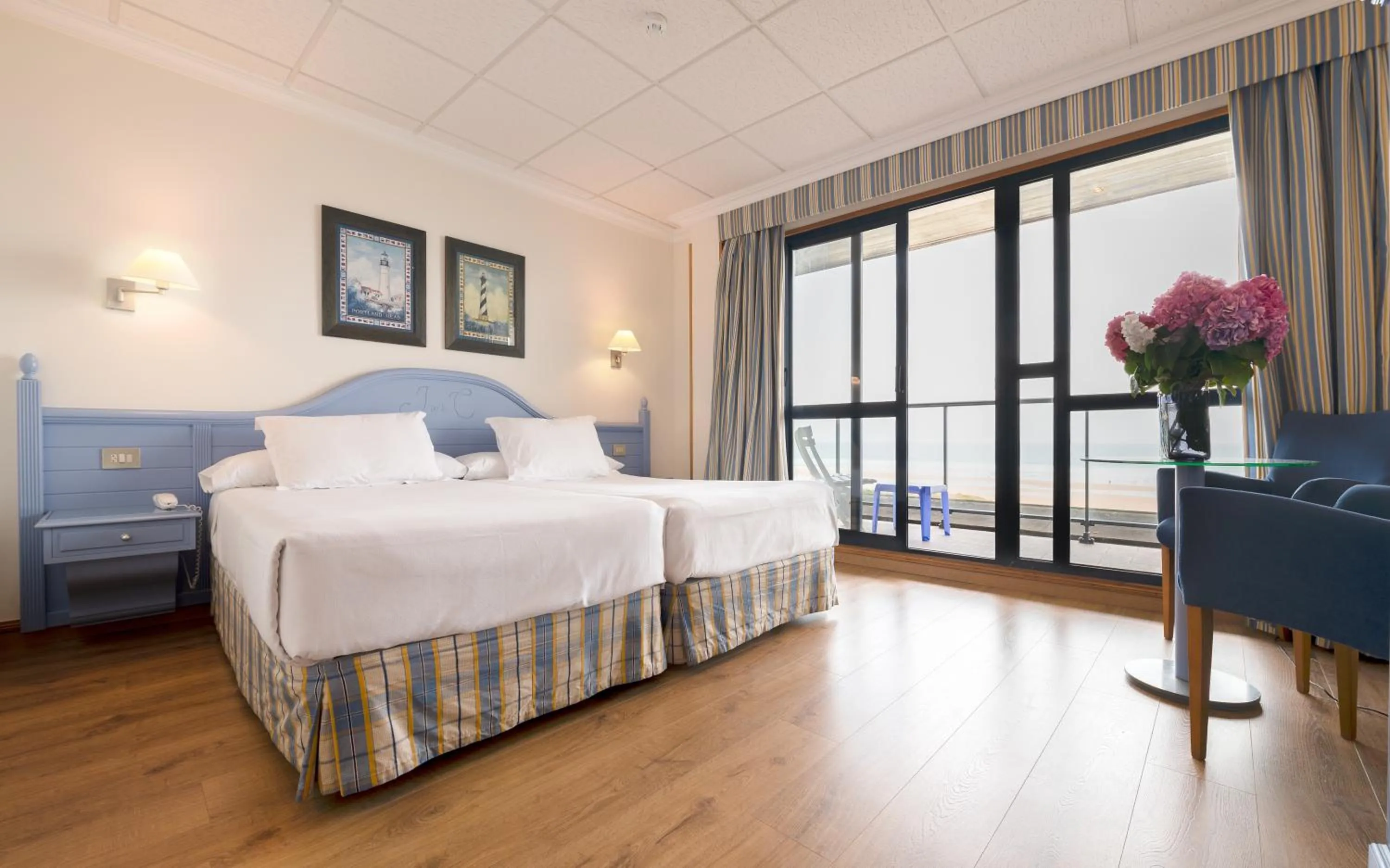 Bed in Hotel Juan de la Cosa