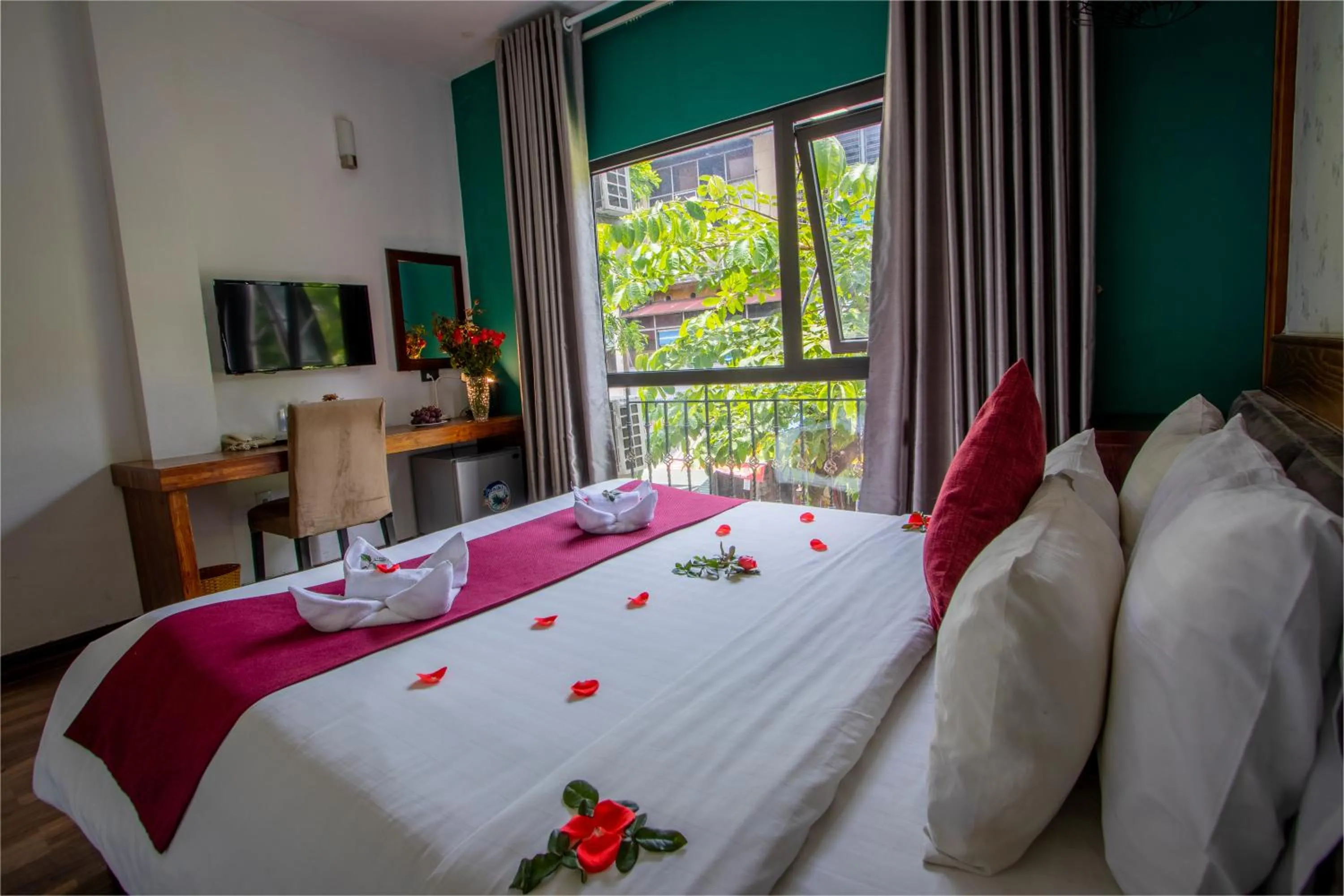 Bed in NT Elysian hotel