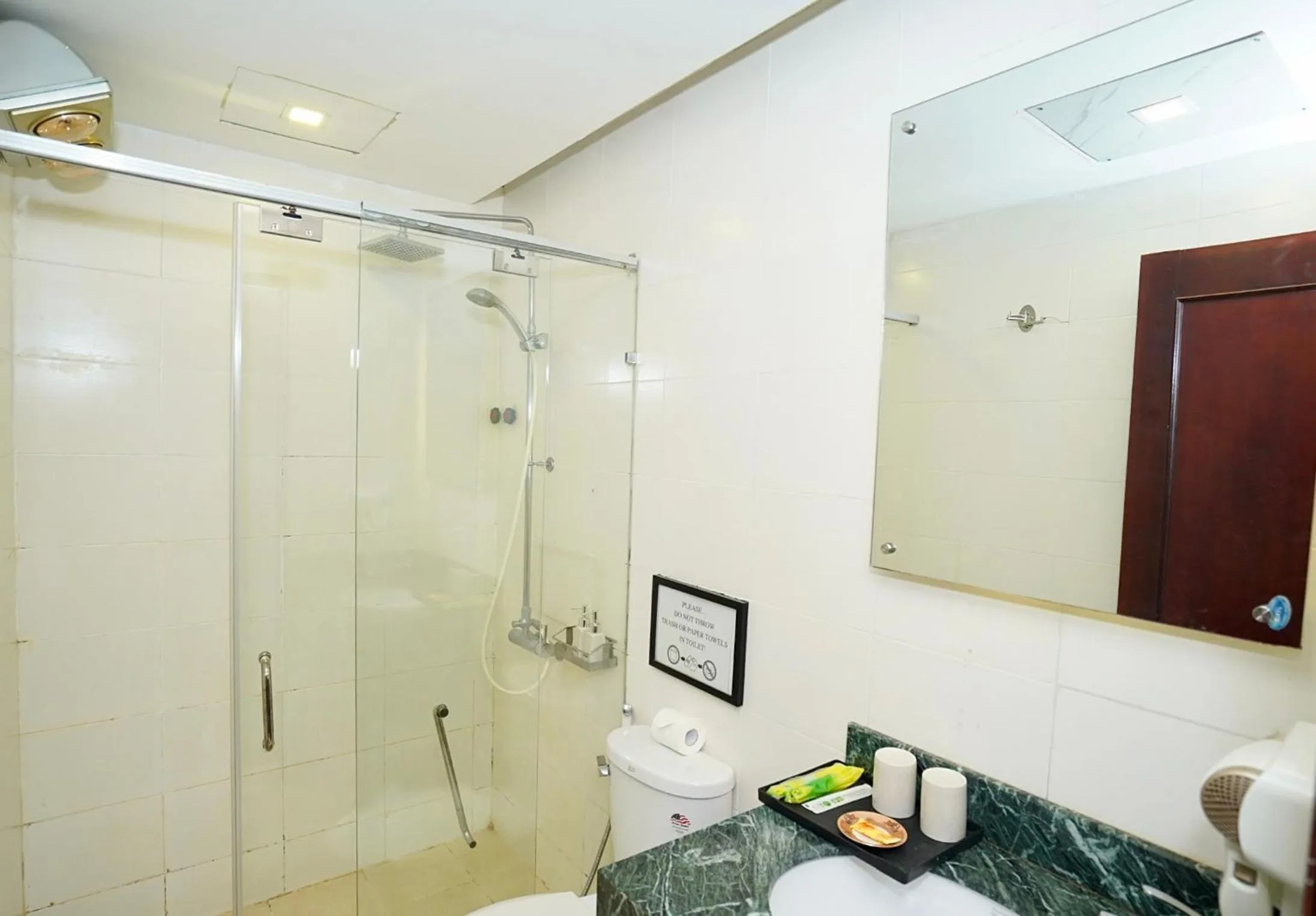Shower in NT Elysian hotel