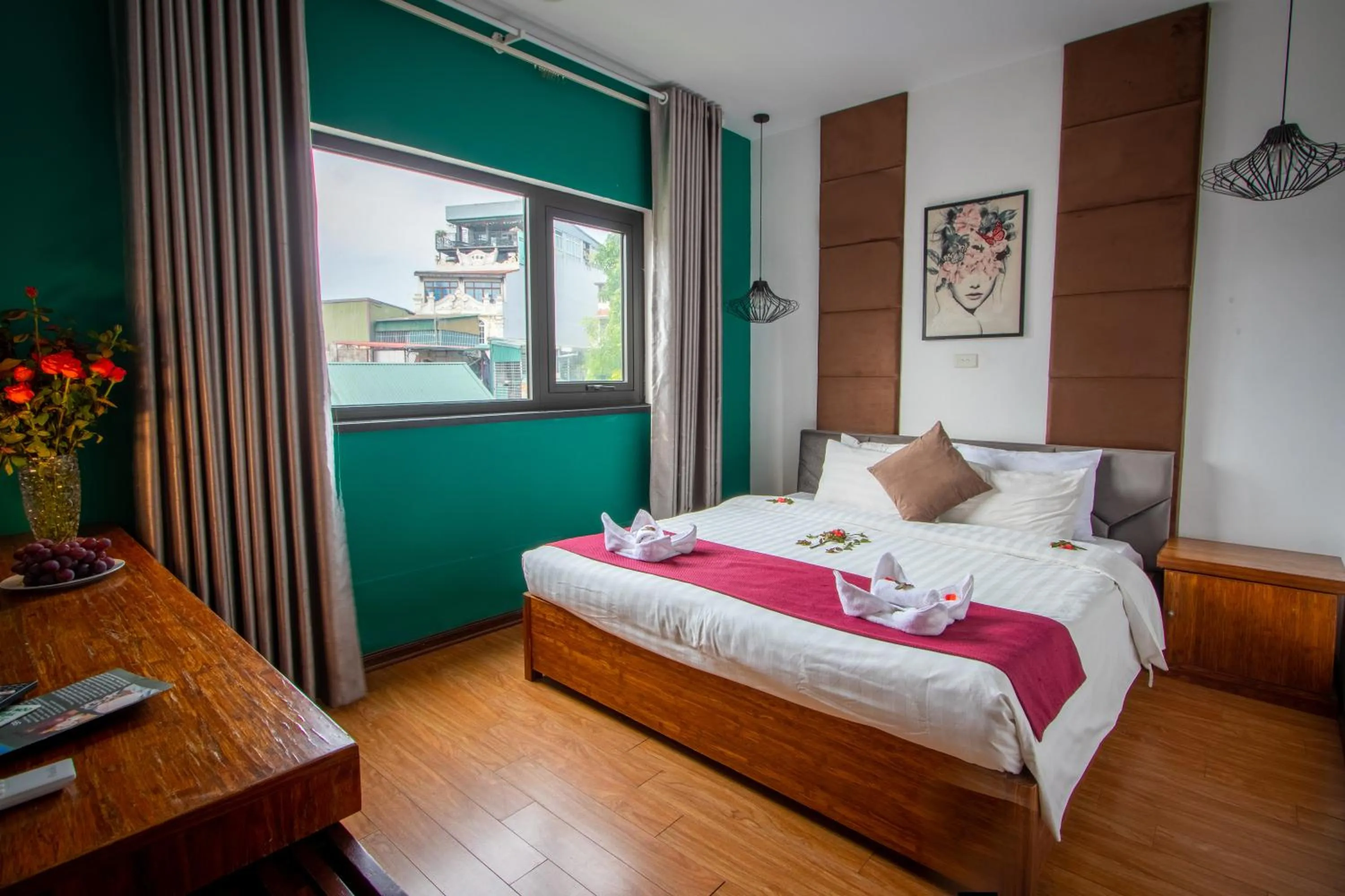 Bedroom, Bed in NT Elysian hotel