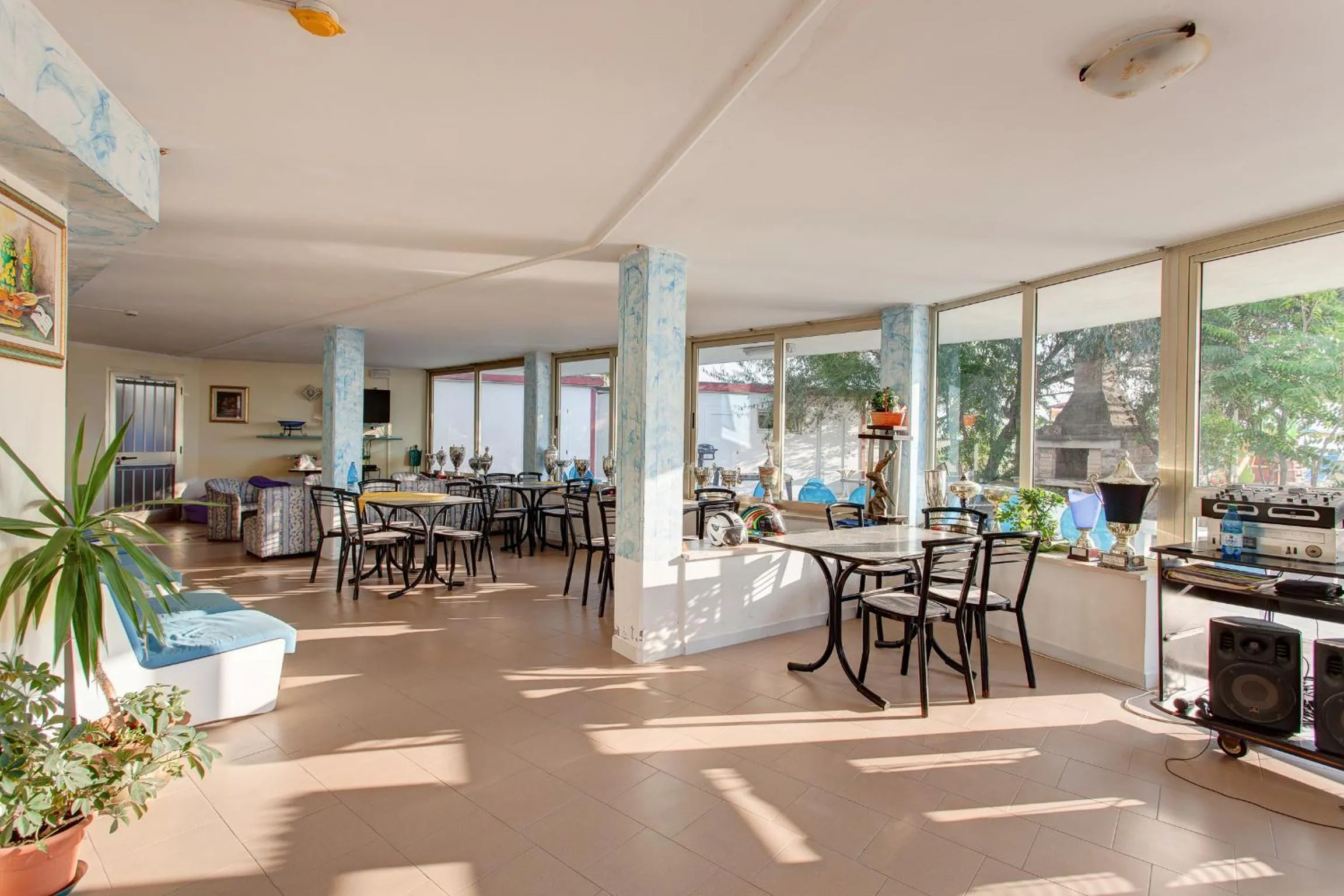 Communal lounge/ TV room in Hotel Asiago Beach