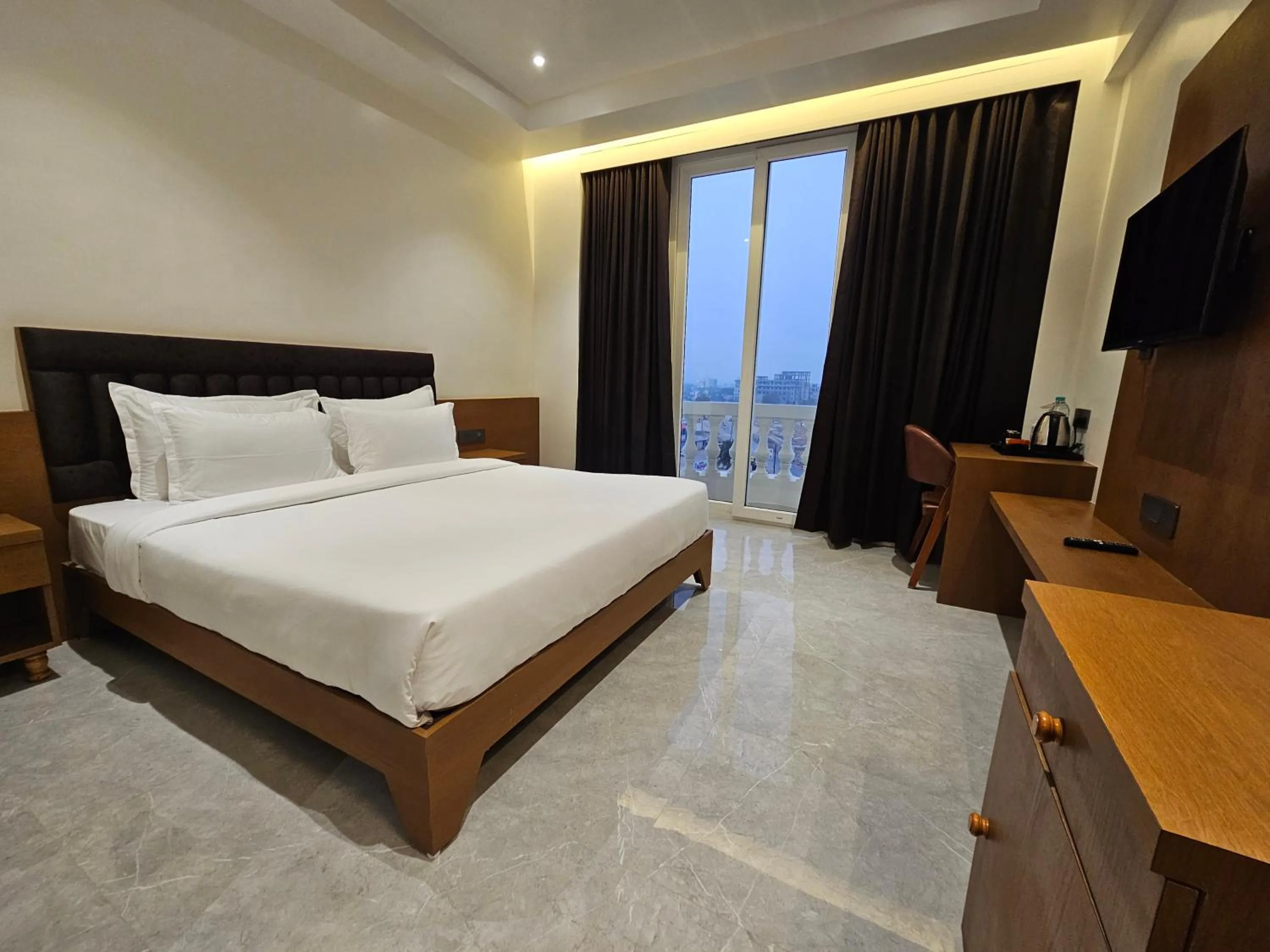 Bed in The S Crown Somnath