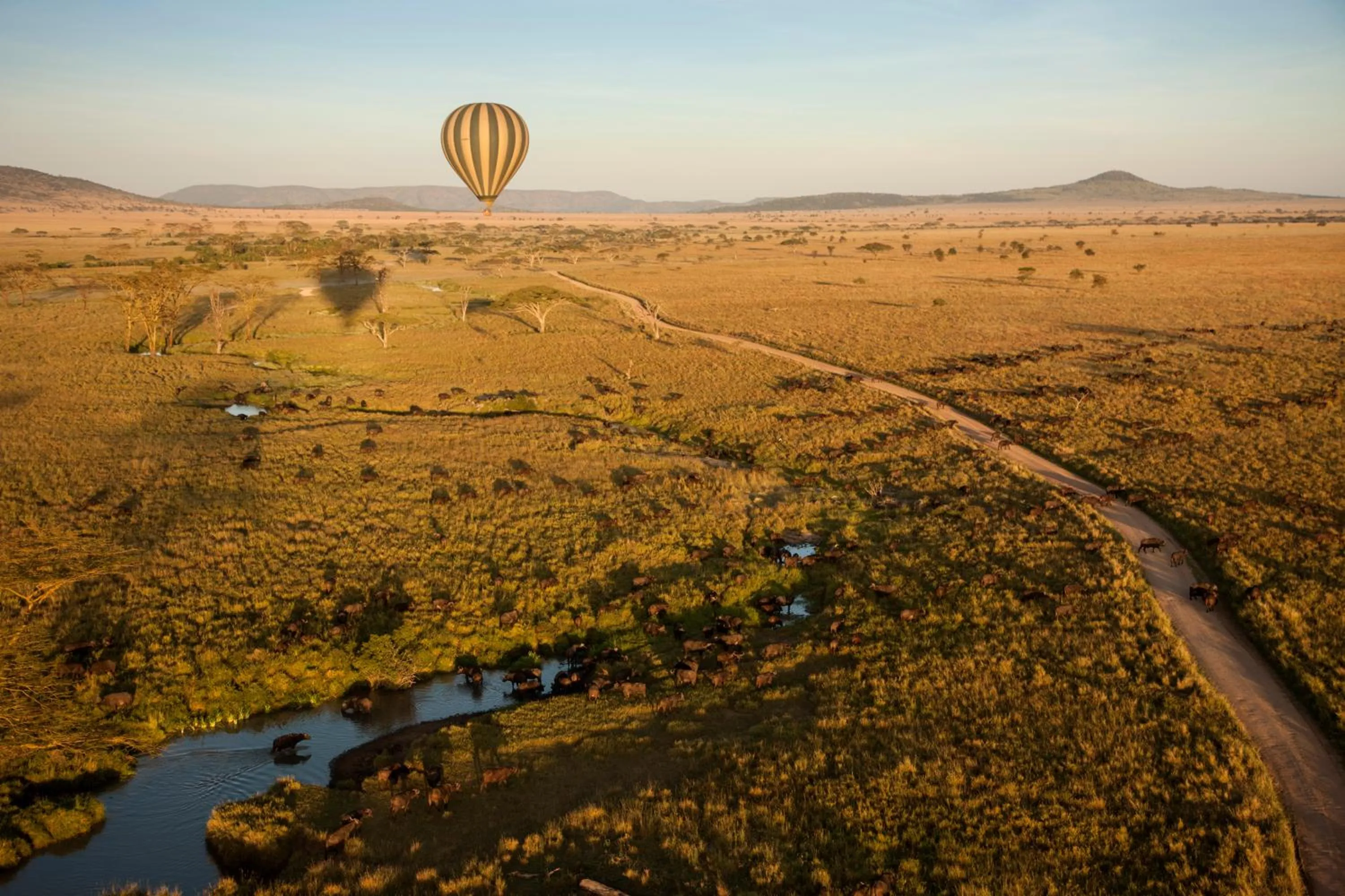 Bird's eye view in Four Seasons Safari Lodge Serengeti