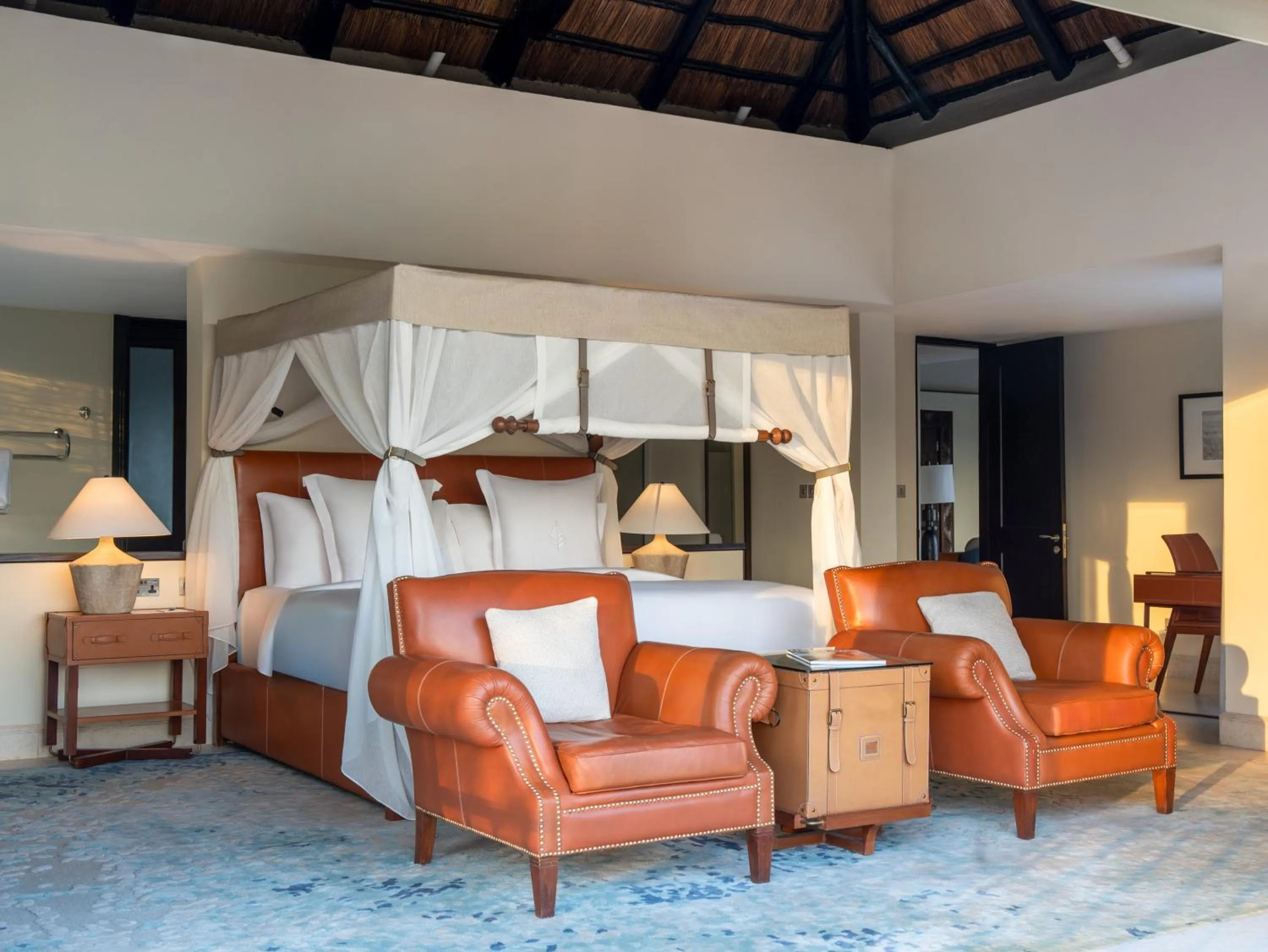 Bed in Four Seasons Safari Lodge Serengeti