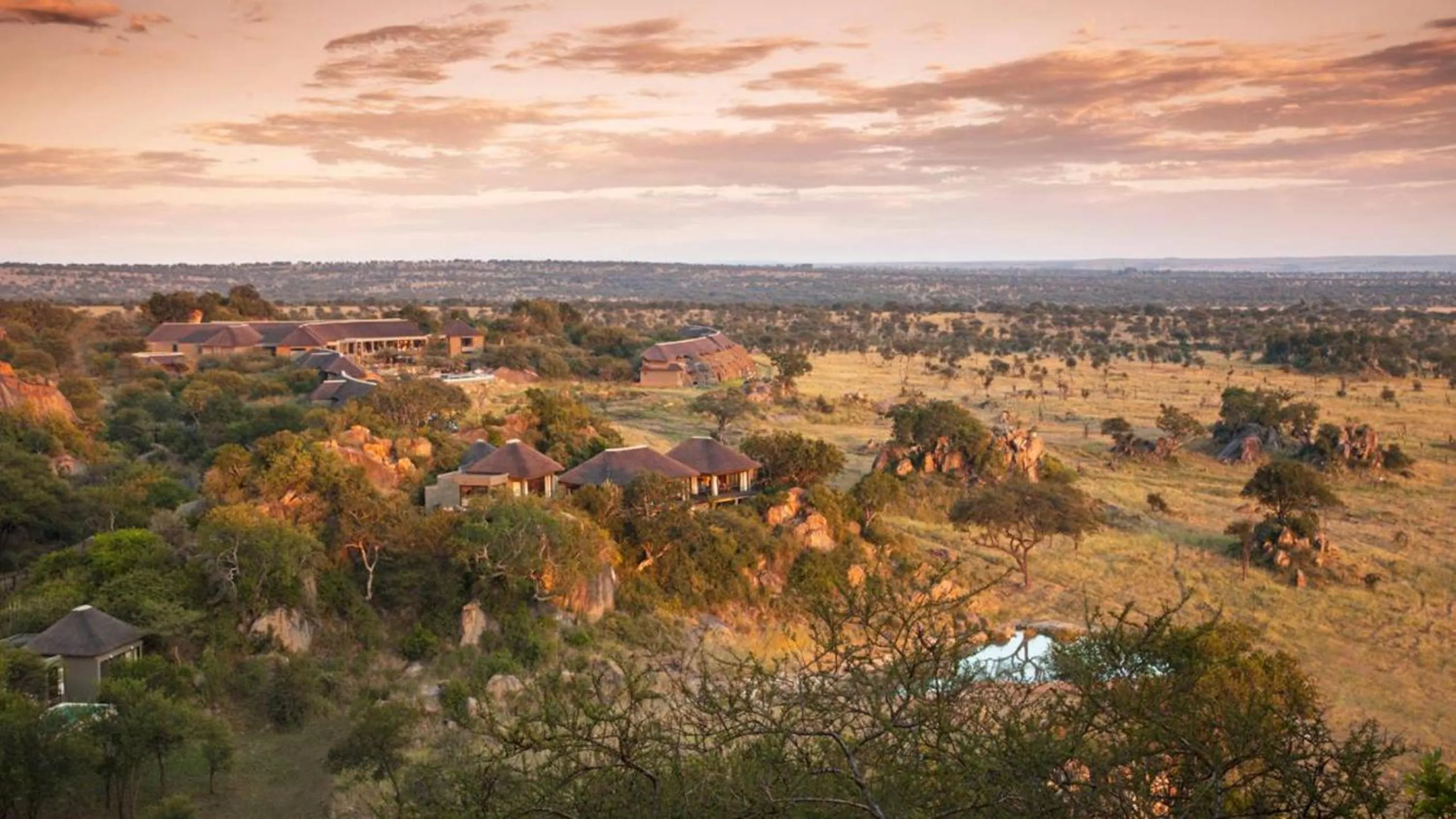Bird's eye view in Four Seasons Safari Lodge Serengeti