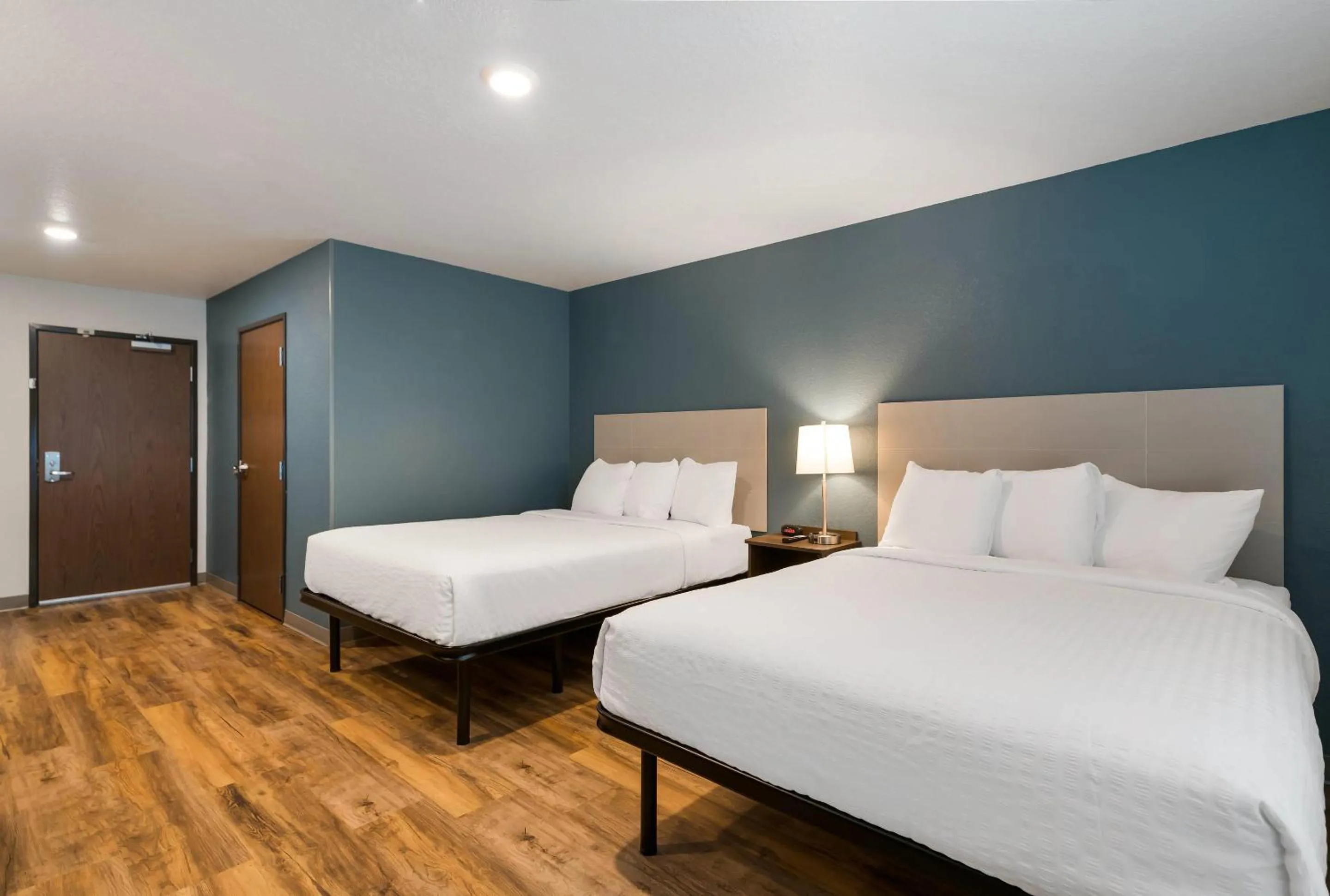 Bedroom, Bed in WoodSpring Suites Cocoa Beach - Rockledge