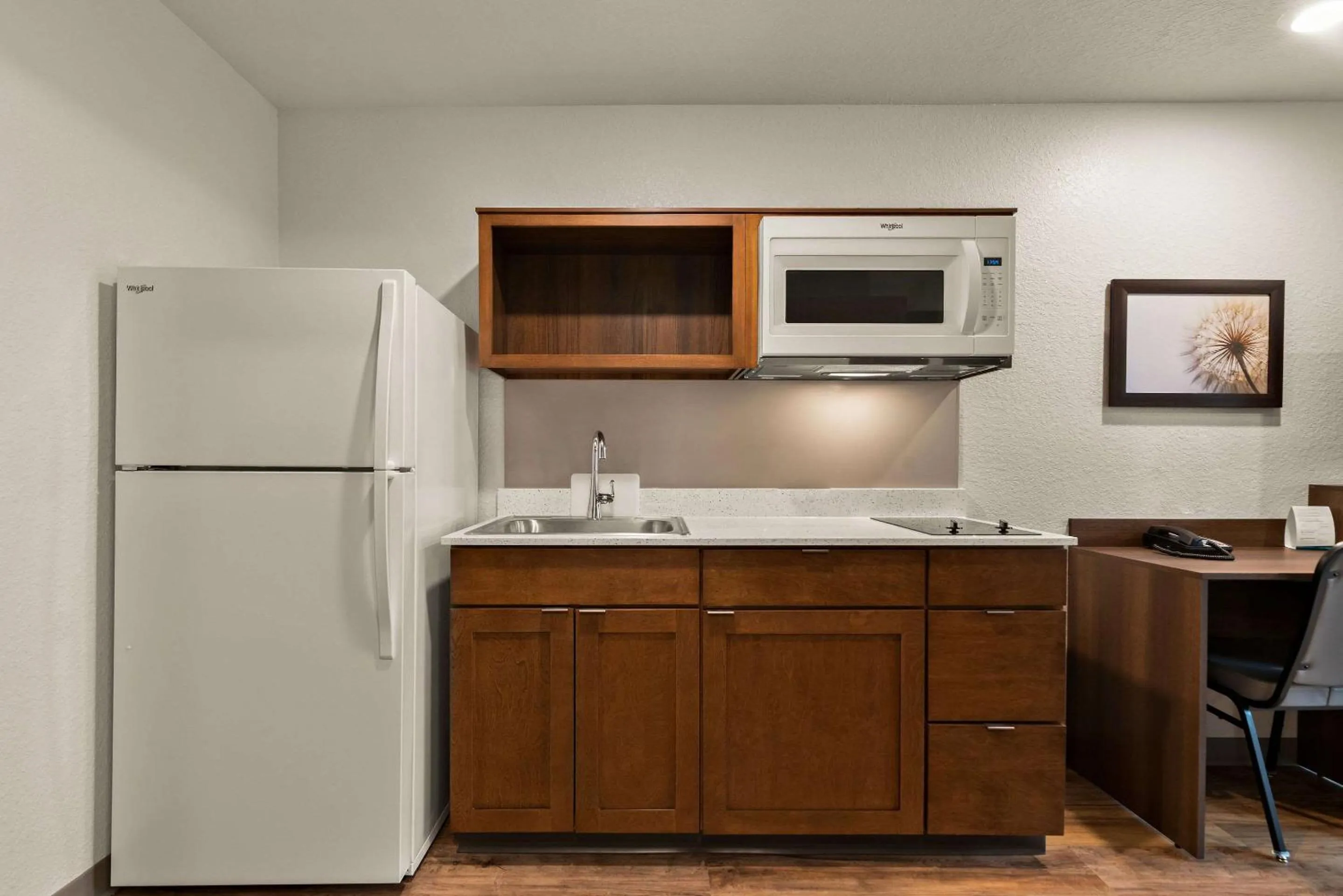 Kitchen or kitchenette in WoodSpring Suites Port Orange - Daytona Beach