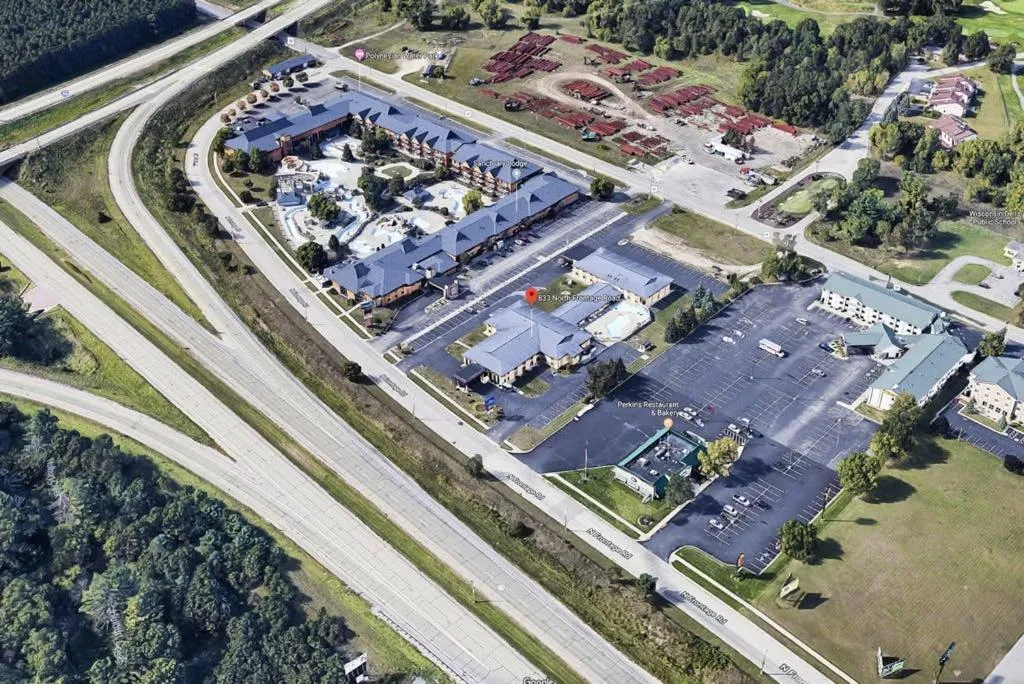 Bird's eye view in Econo Lodge Inn & Suites Wisconsin Dells