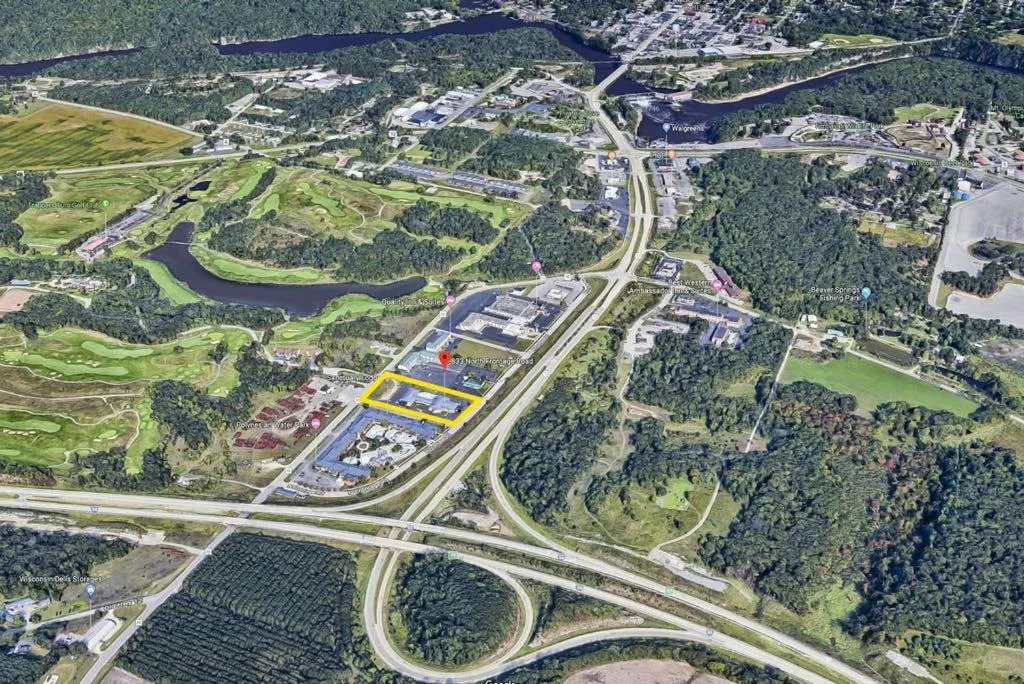 Bird's eye view in Econo Lodge Inn & Suites Wisconsin Dells