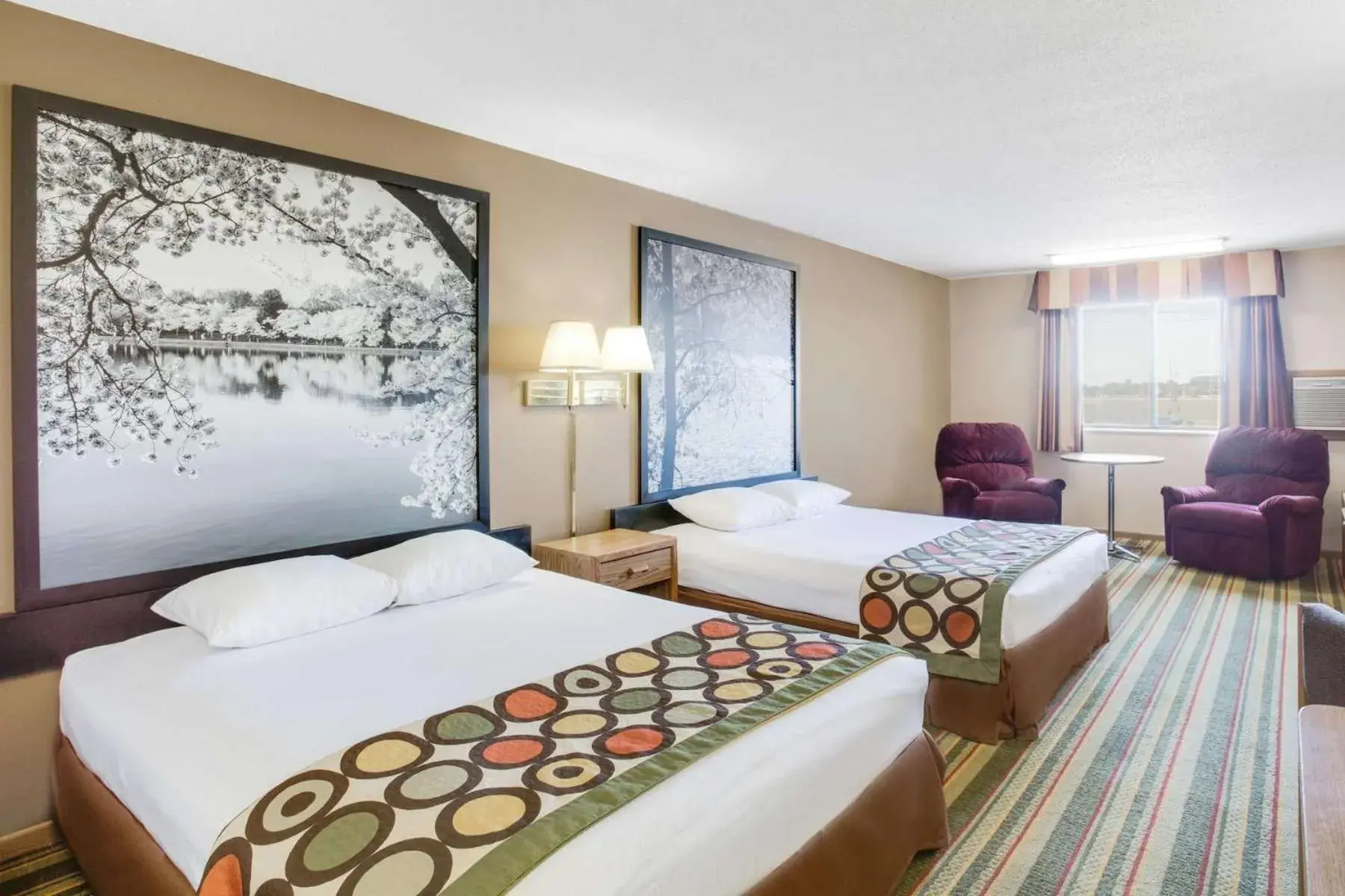 Double Room with Two Double Beds - Non-Smoking in Super 8 by Wyndham Mitchell Double Room with Two Double Beds - Non-Smoking in Super 8 by Wyndham Mitchell