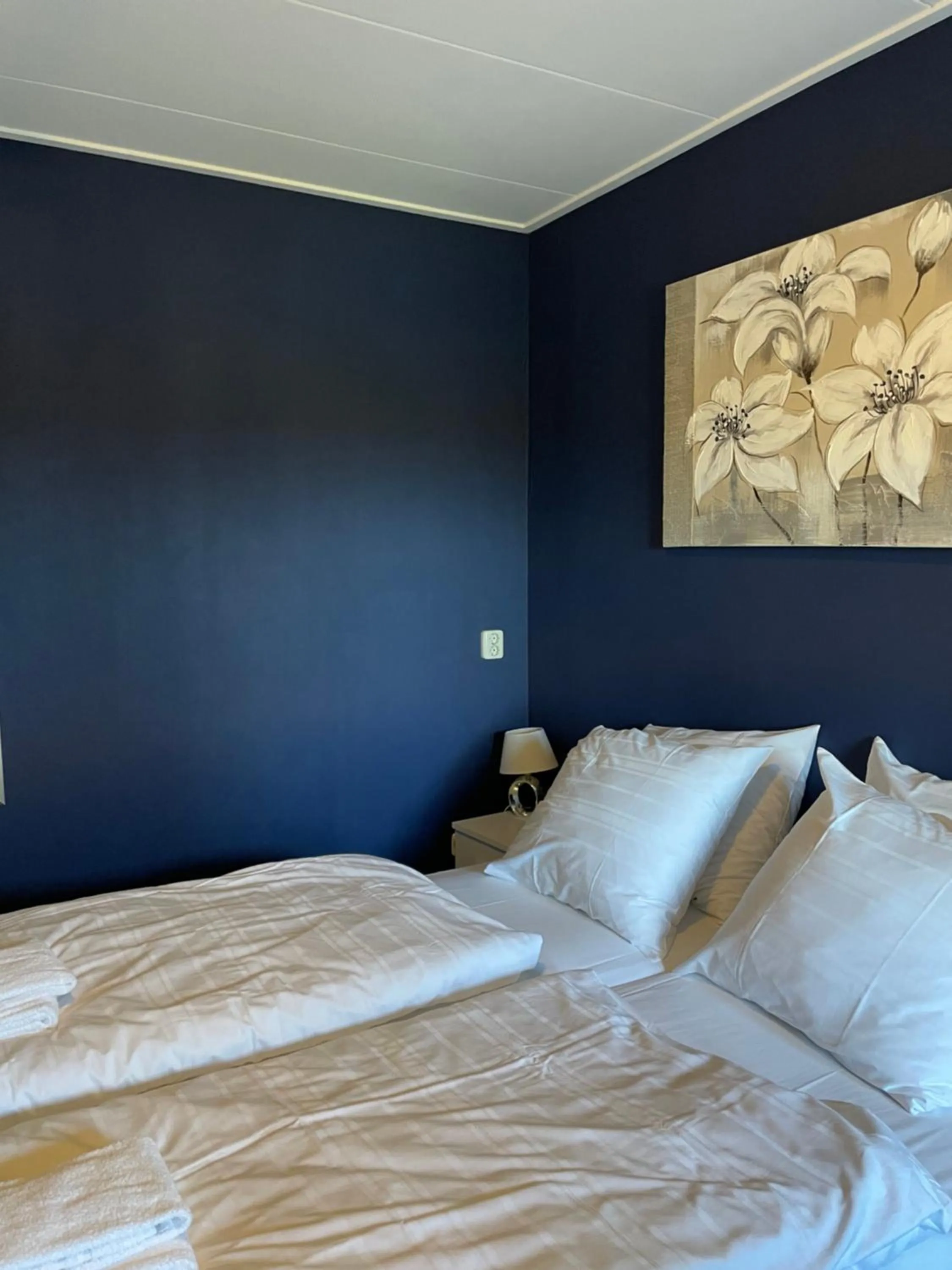 Bed in Giethoorn Old Art Hotel