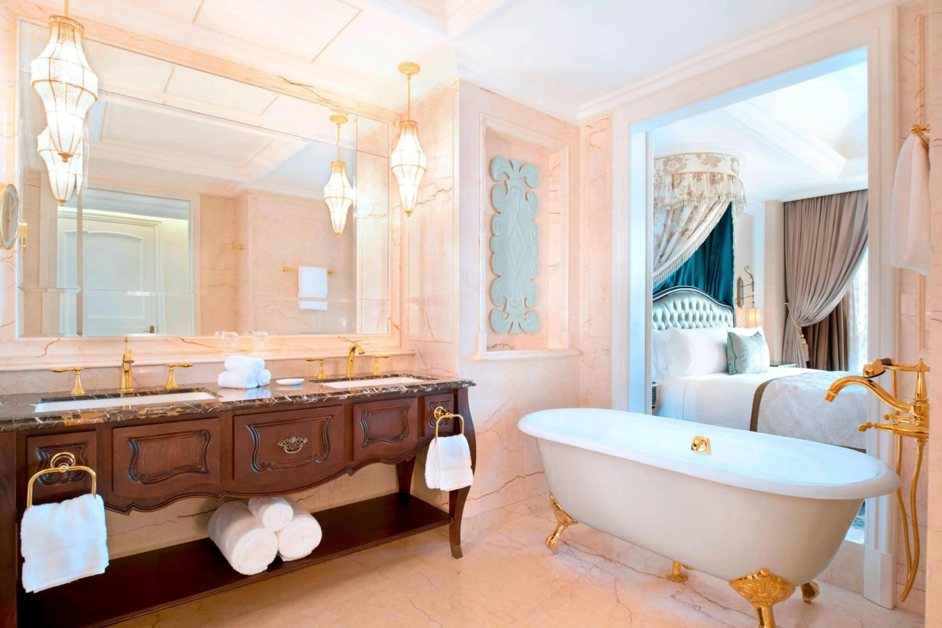 Bathroom in The Castle Hotel, a Luxury Collection Hotel, Dalian