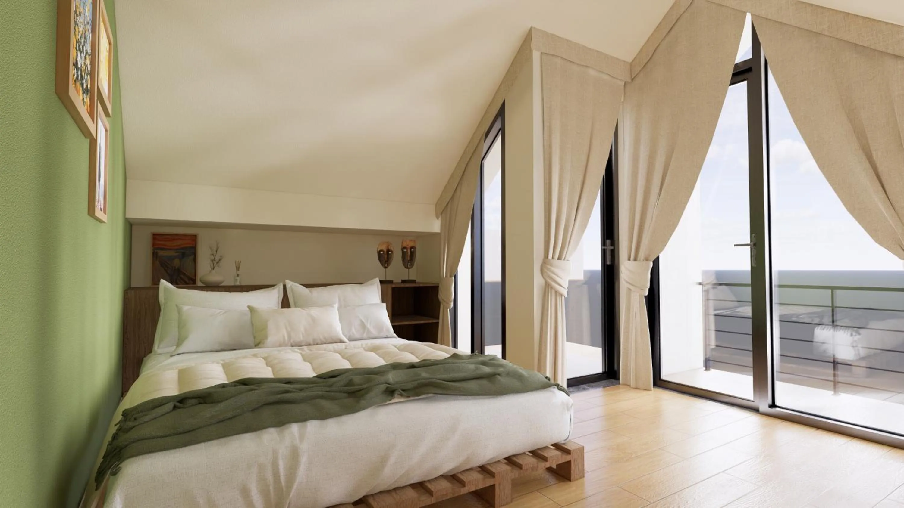 Bed in Chloe Homestay