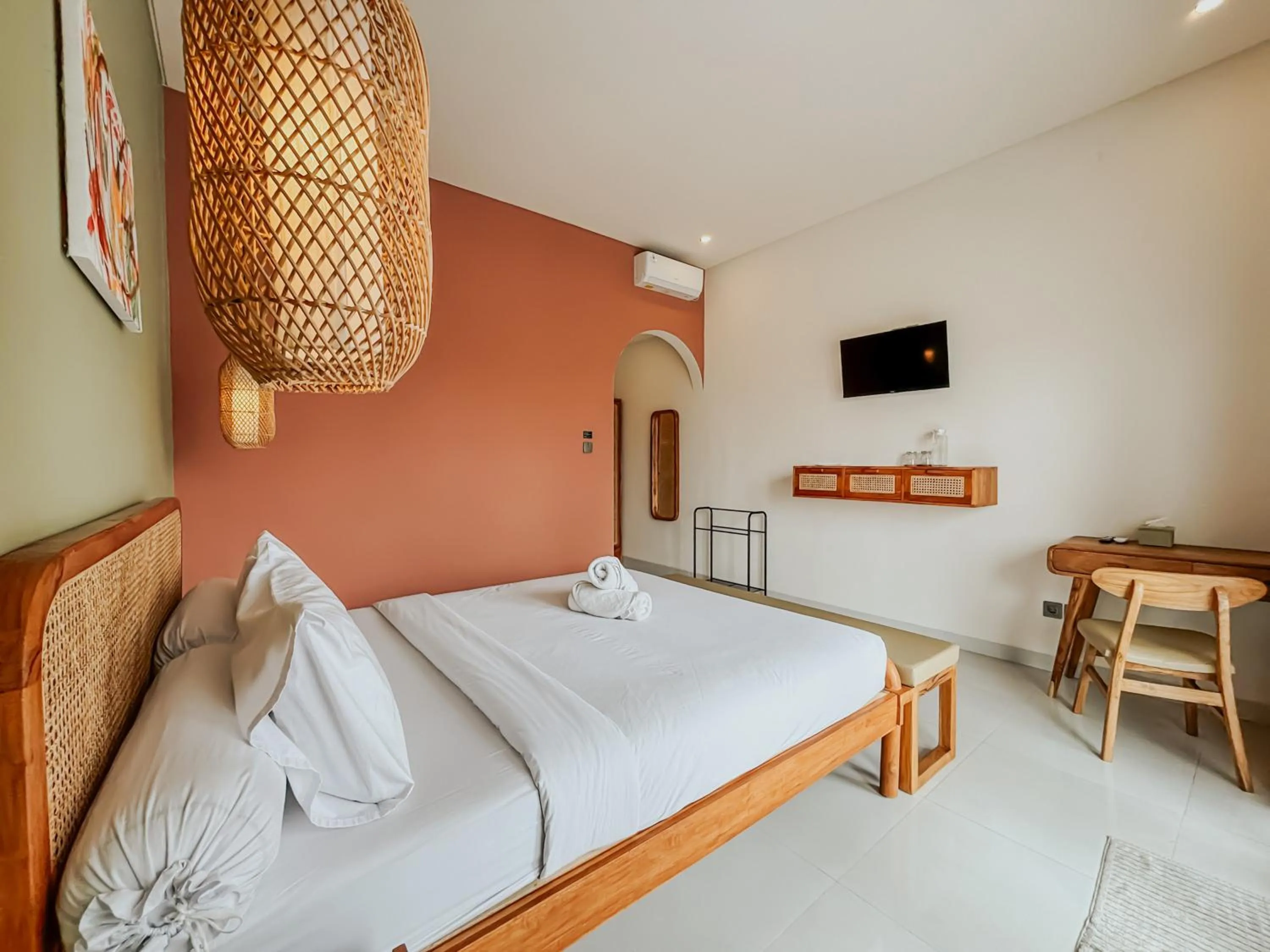 Bedroom, Bed in Kerti Suite