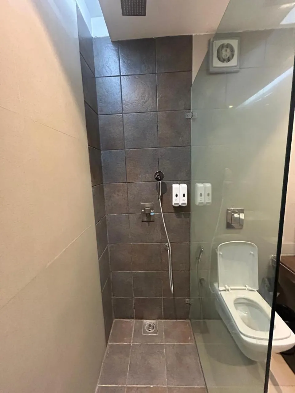 Shower in Tivoli Heritage Palace, Rewari