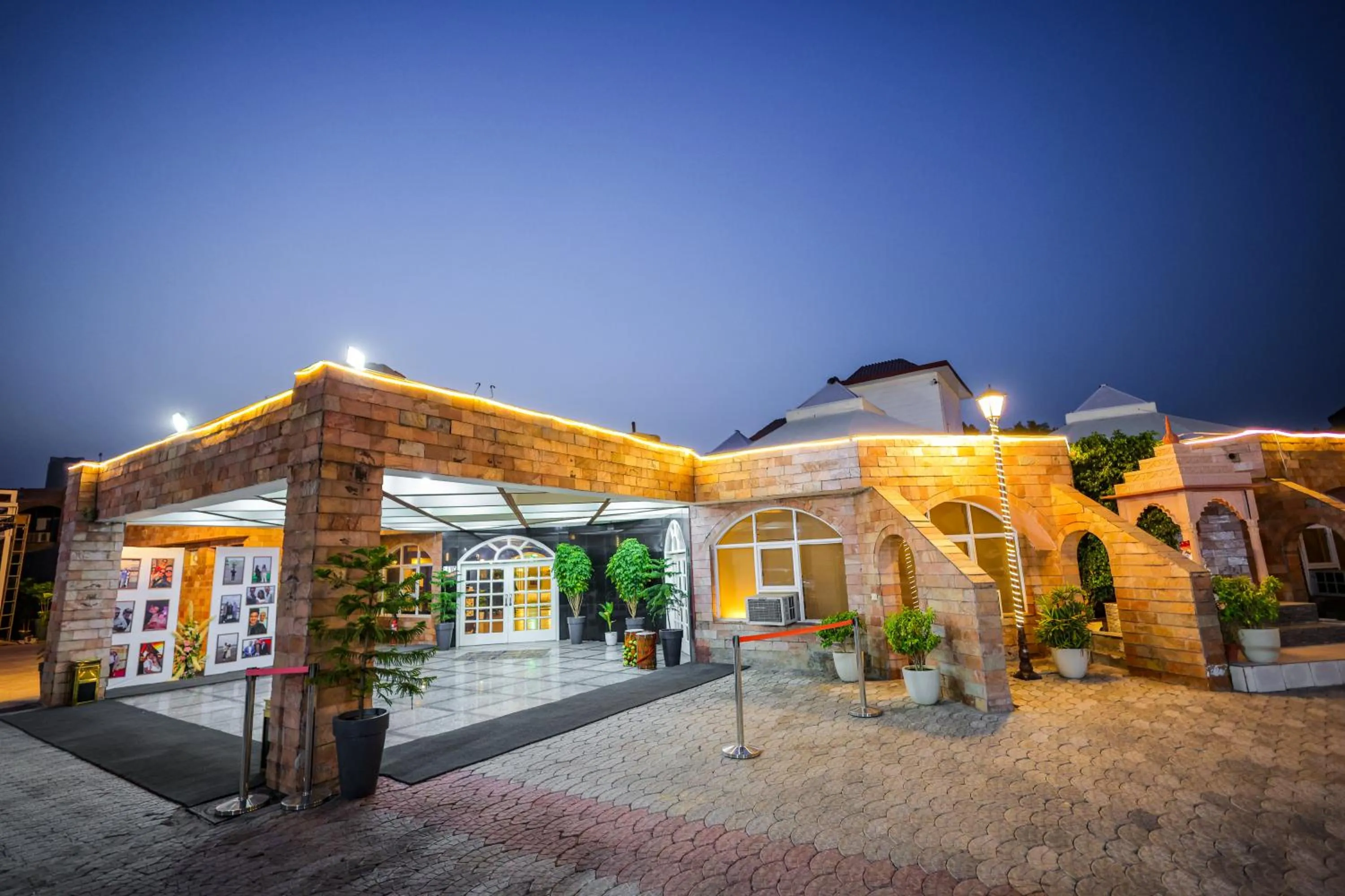 Facade/entrance in Tivoli Heritage Palace, Rewari