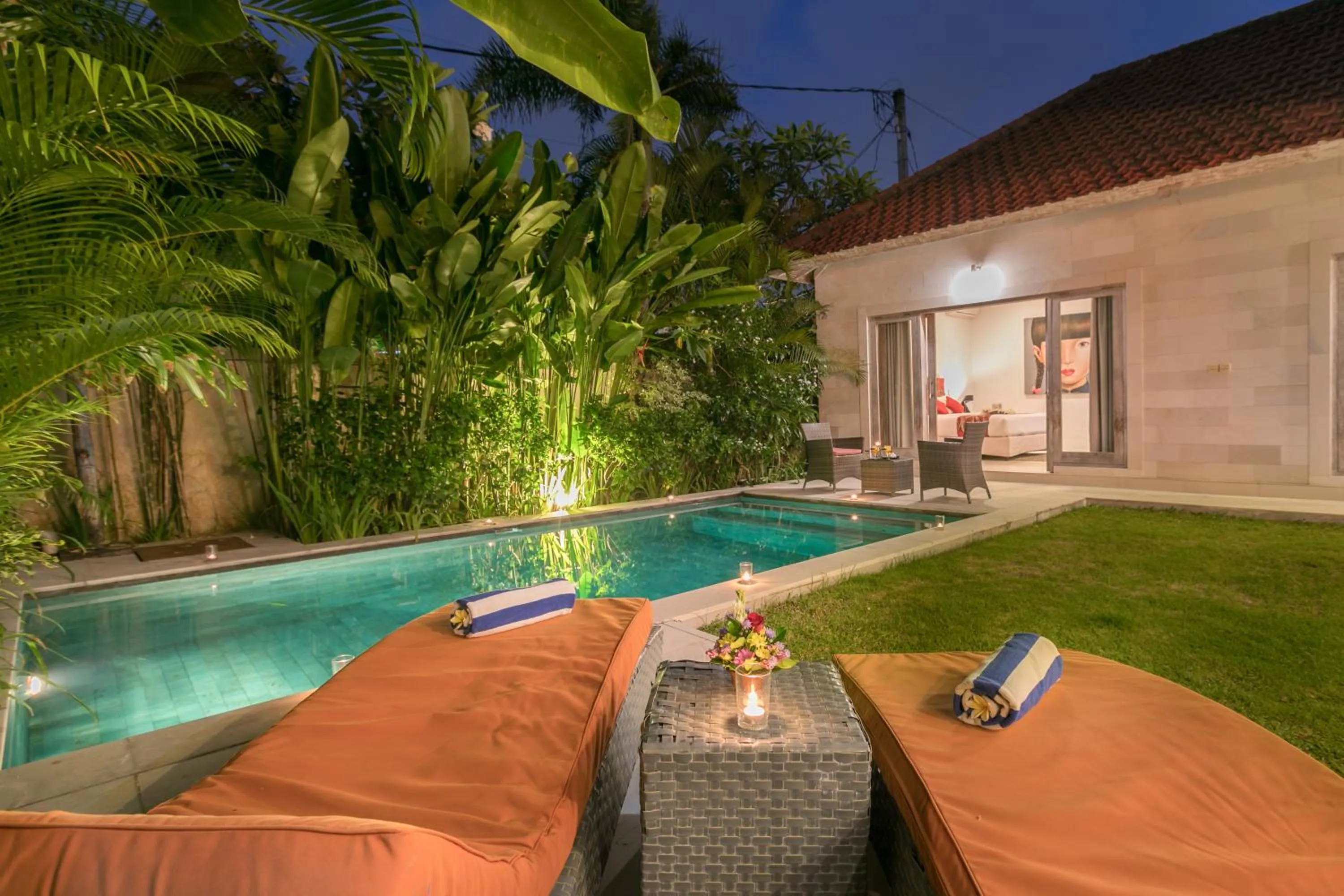 Night in Villa Briana Seminyak by Villas R Us