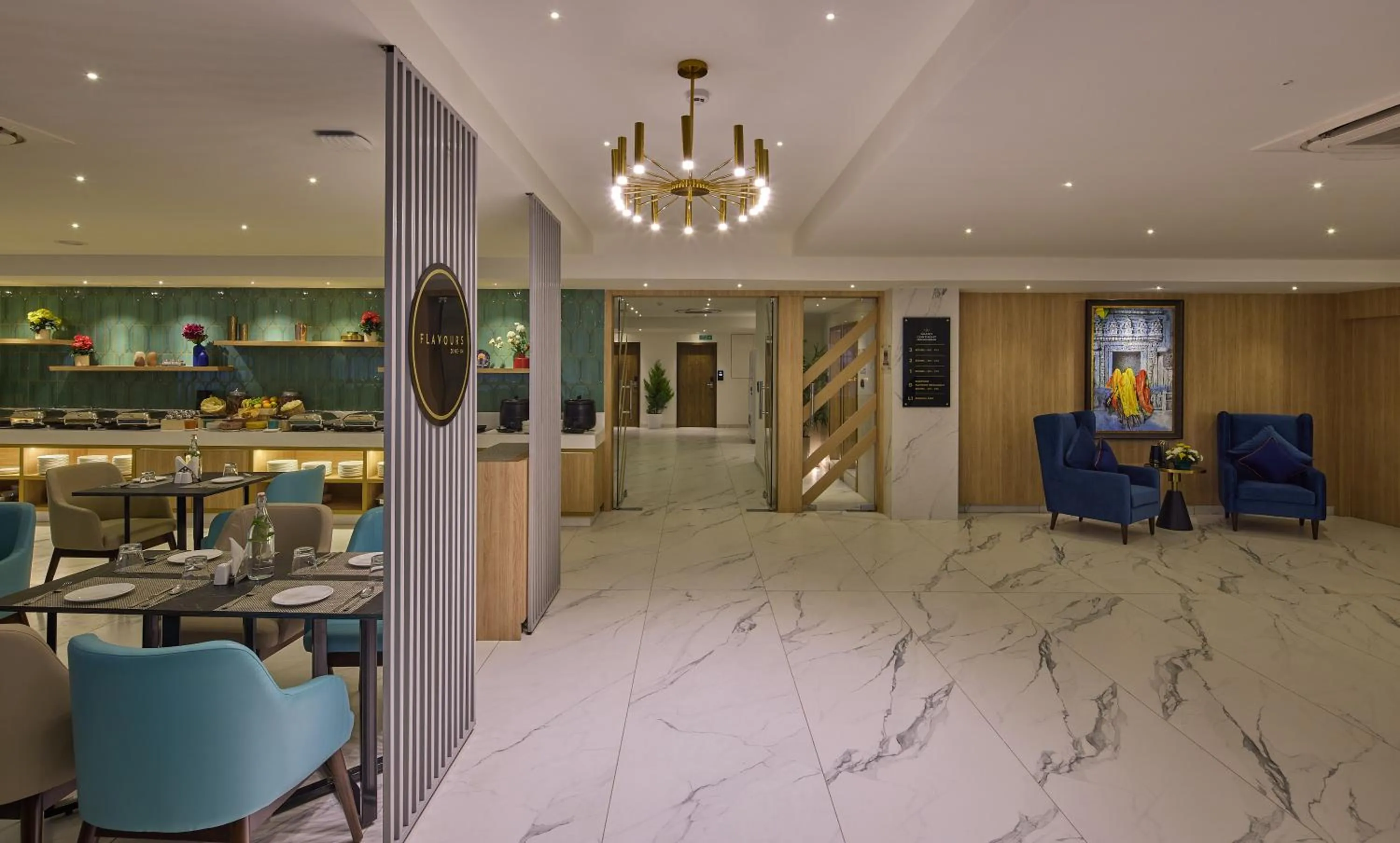 Restaurant/places to eat in Grand Continent Hebbal A Sarovar Portico Affiliate Hotel