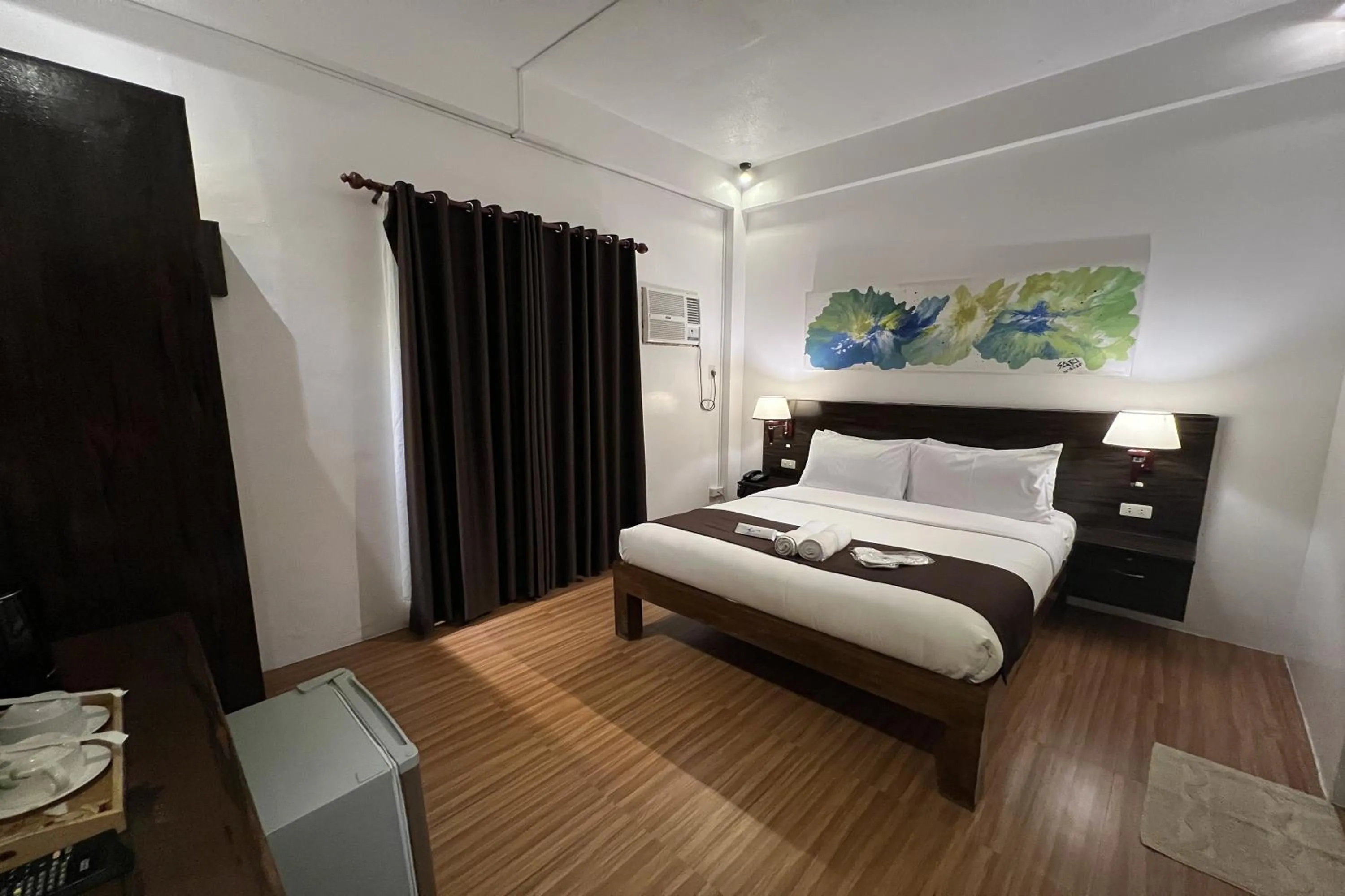 Bed in Funtasea Hotel and Beach Resort