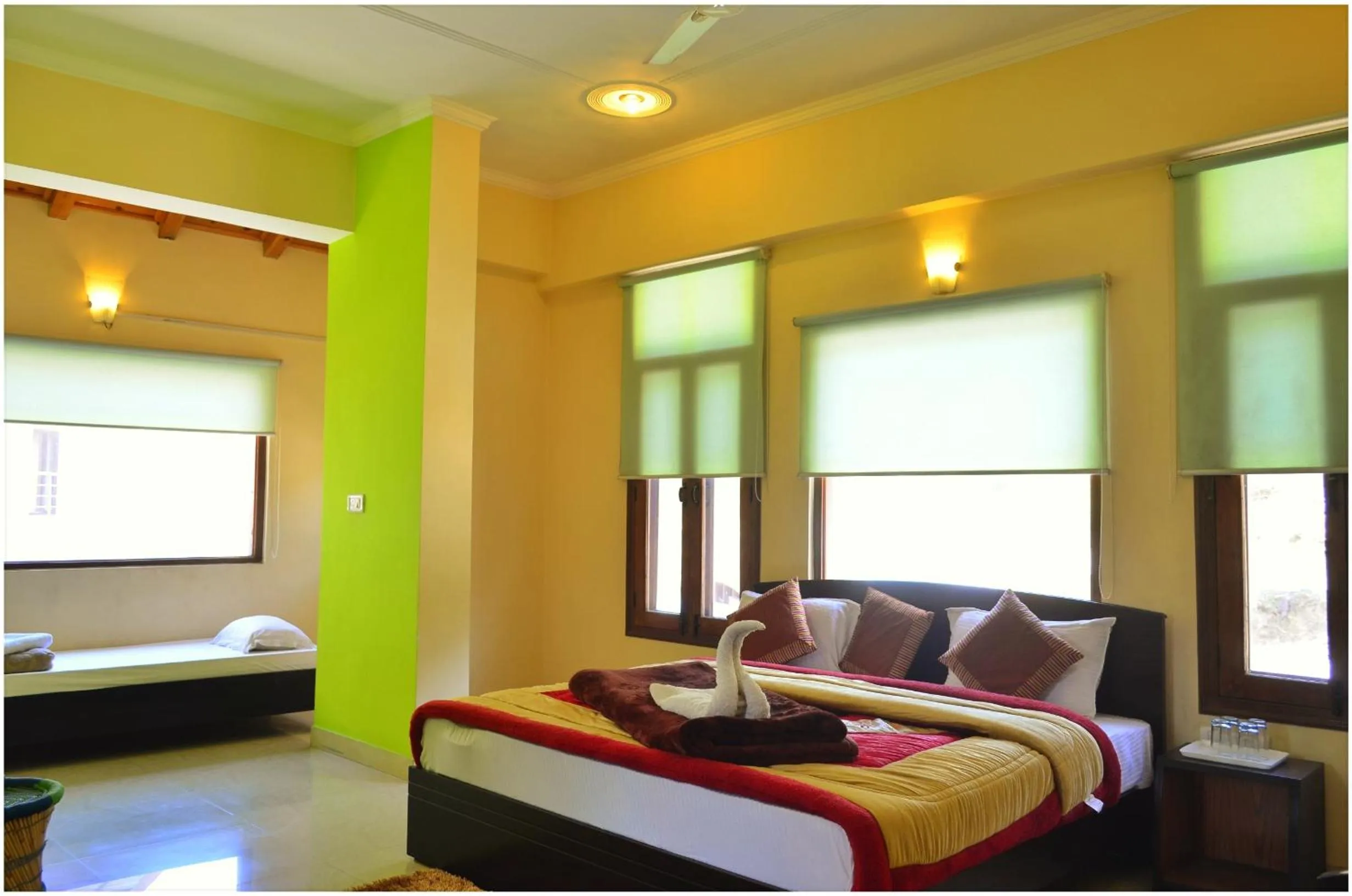 Bedroom in Shivalik River Retreat