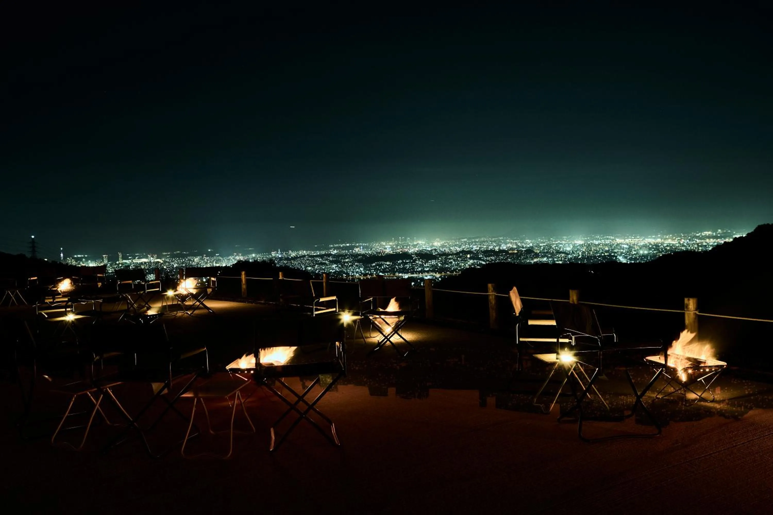 View (from property/room) in Snow Peak YAKEI SUITE ABURAYAMA FUKUOKA