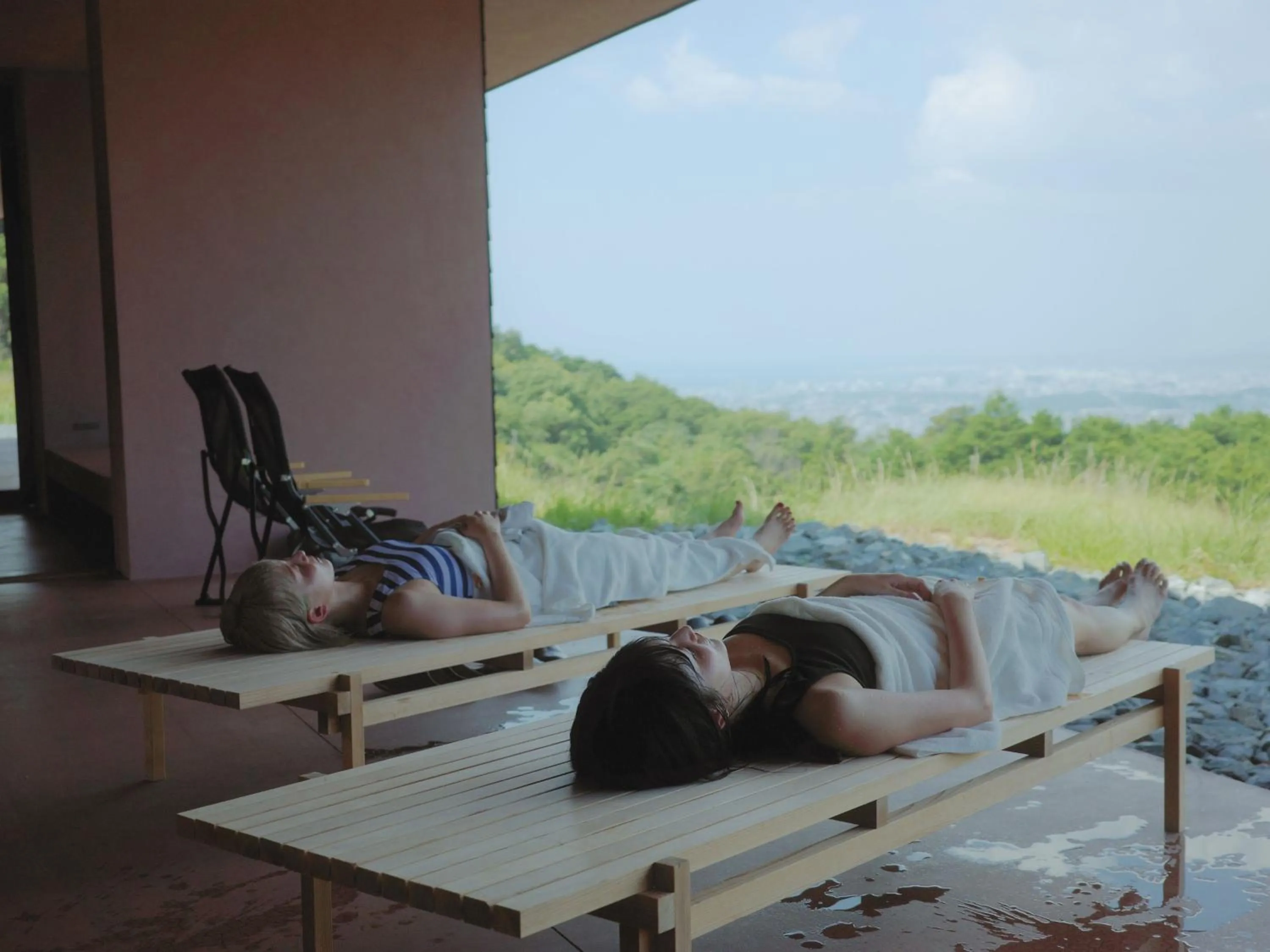 Photo of the whole room in Snow Peak YAKEI SUITE ABURAYAMA FUKUOKA