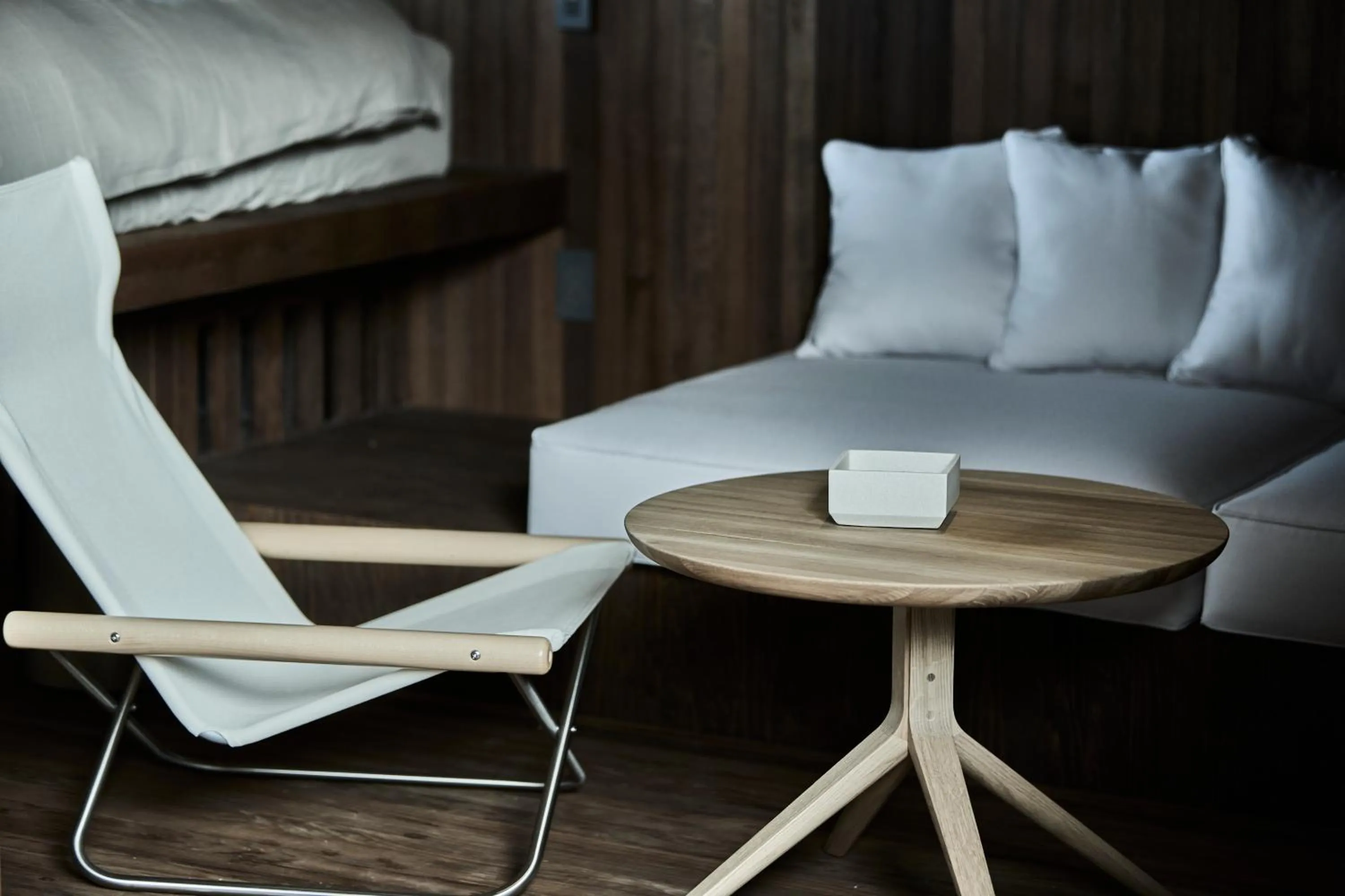 Photo of the whole room in Snow Peak YAKEI SUITE ABURAYAMA FUKUOKA