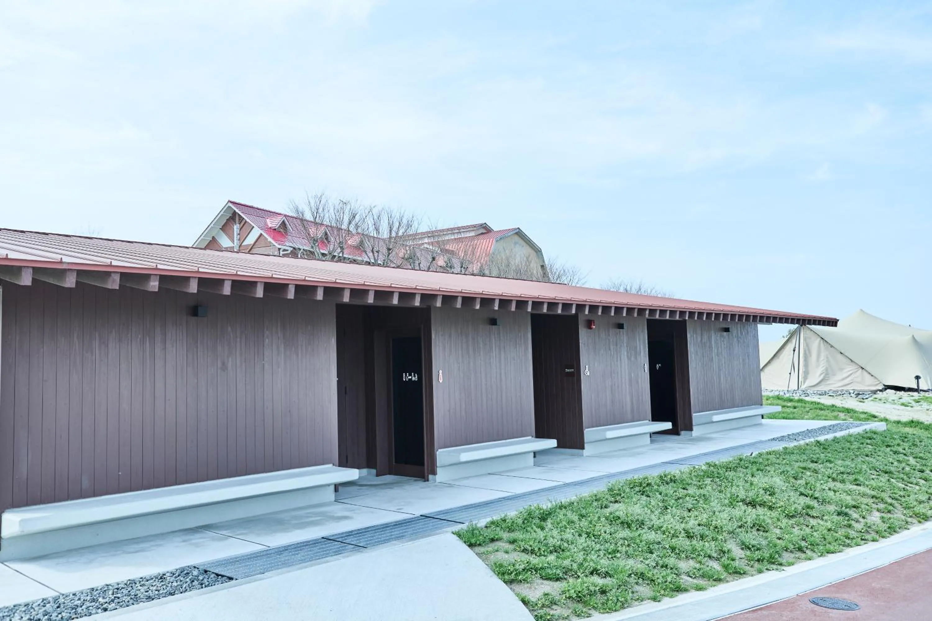 Area and facilities in Snow Peak YAKEI SUITE ABURAYAMA FUKUOKA