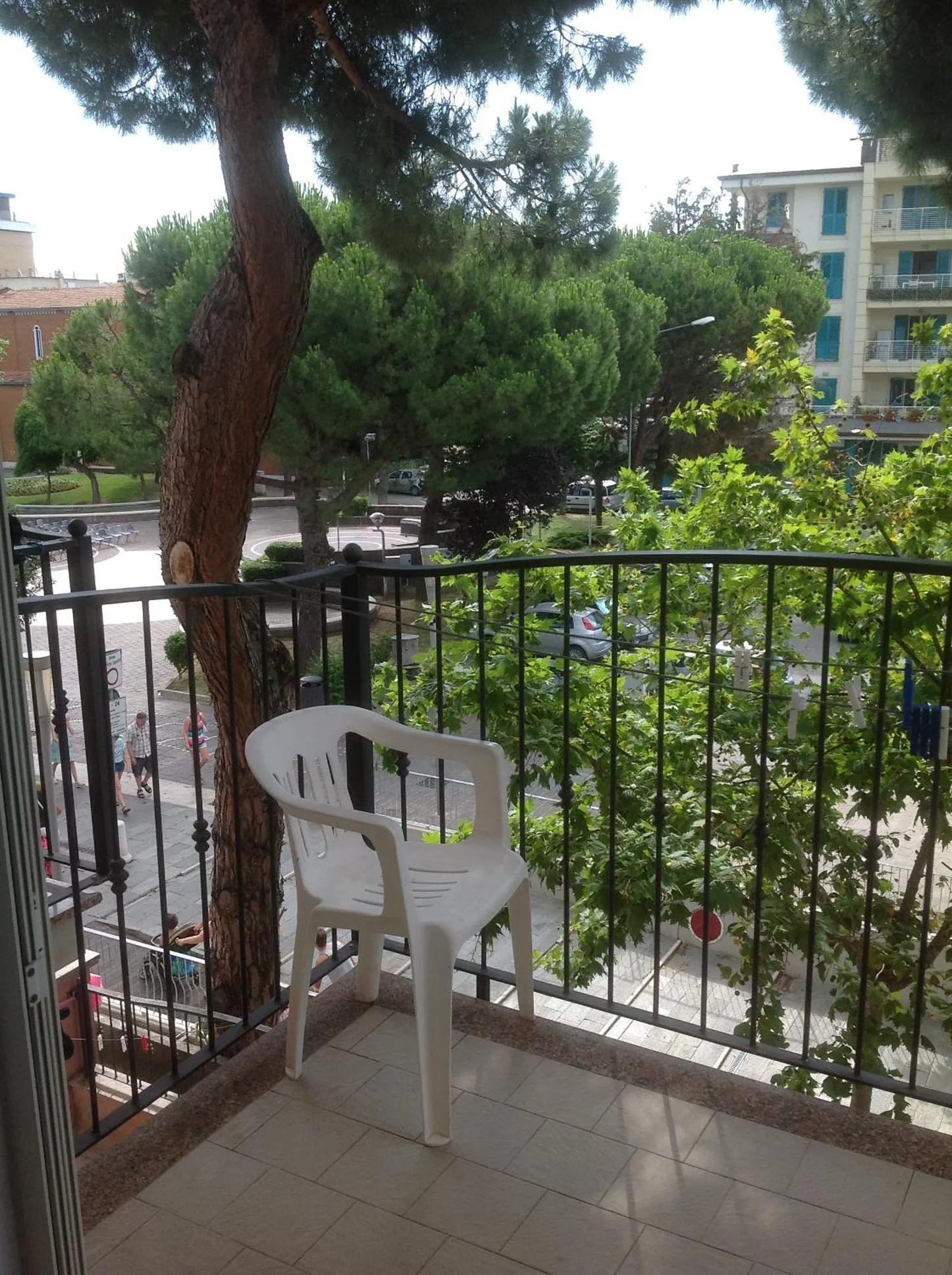 Balcony/Terrace in Hotel Serafini Misano Adriatico