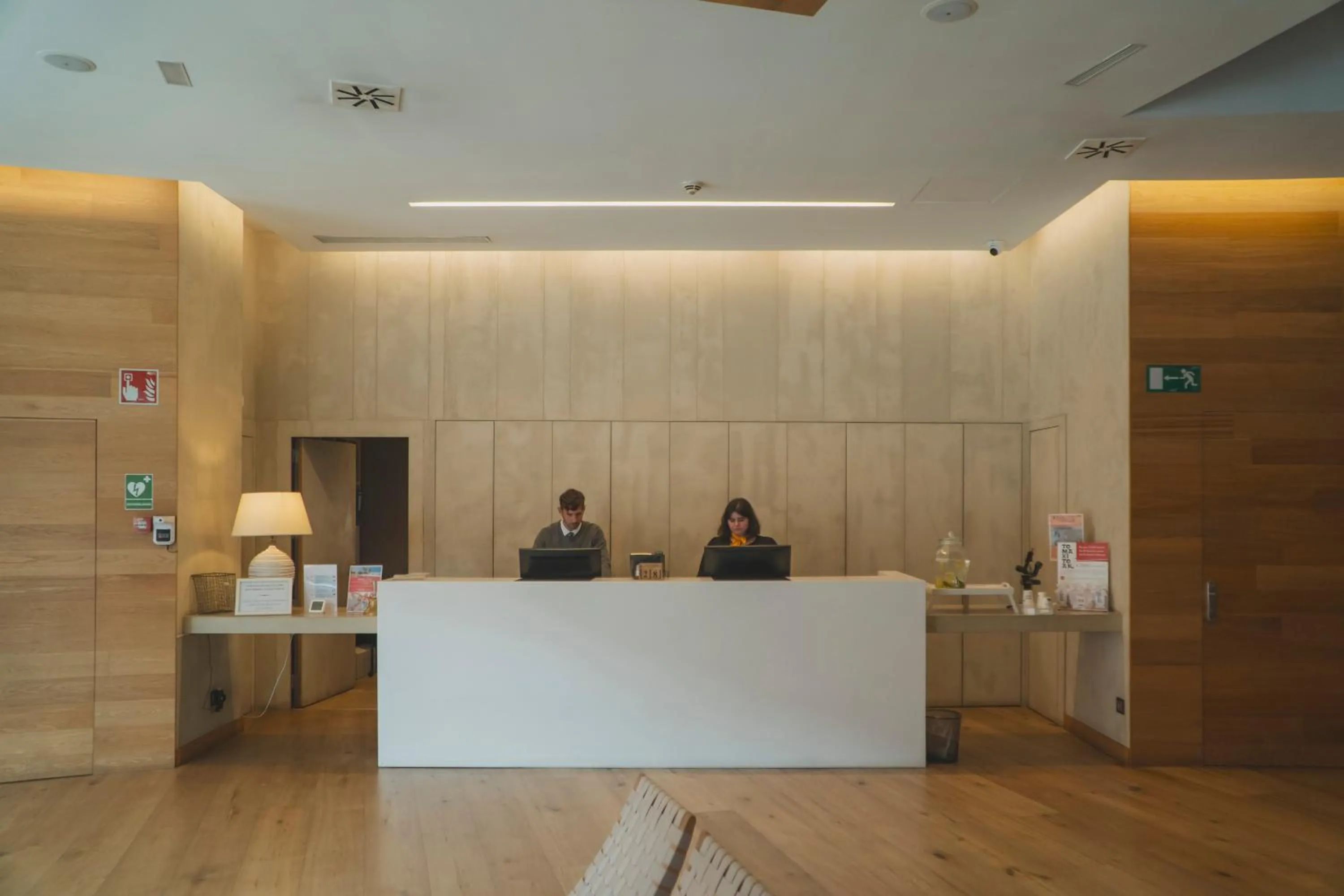 Lobby or reception in Zenit San Sebastián