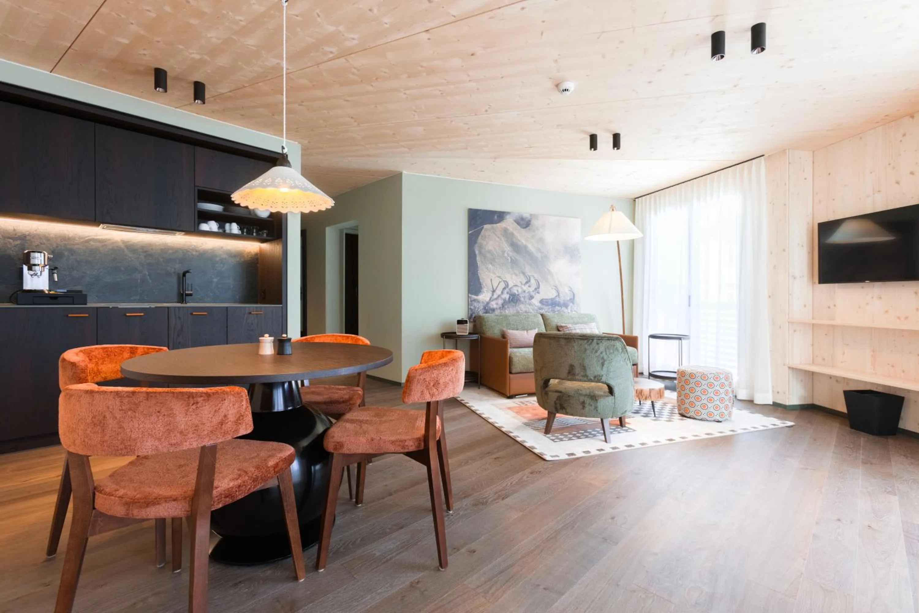 TV and multimedia in Hotel Mürren Palace