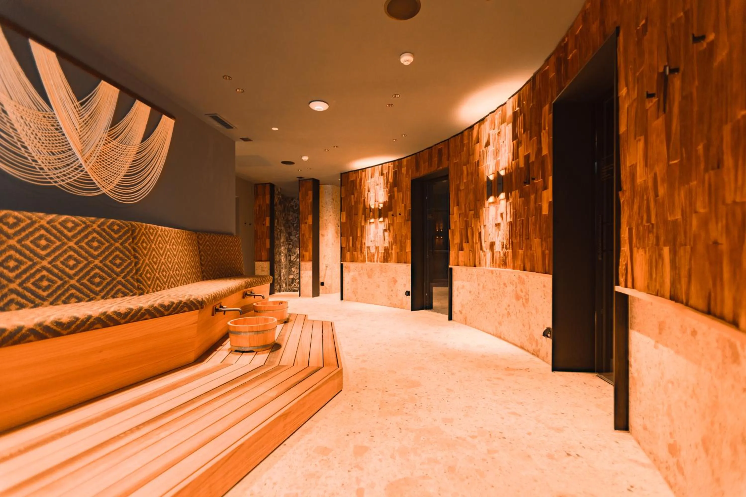 Spa and wellness centre/facilities in Hotel Mürren Palace