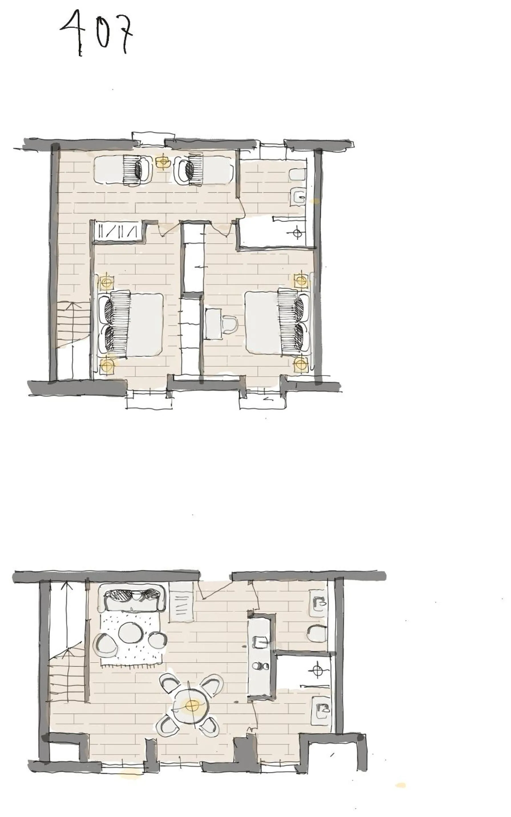 Floor plan in Hotel Mürren Palace