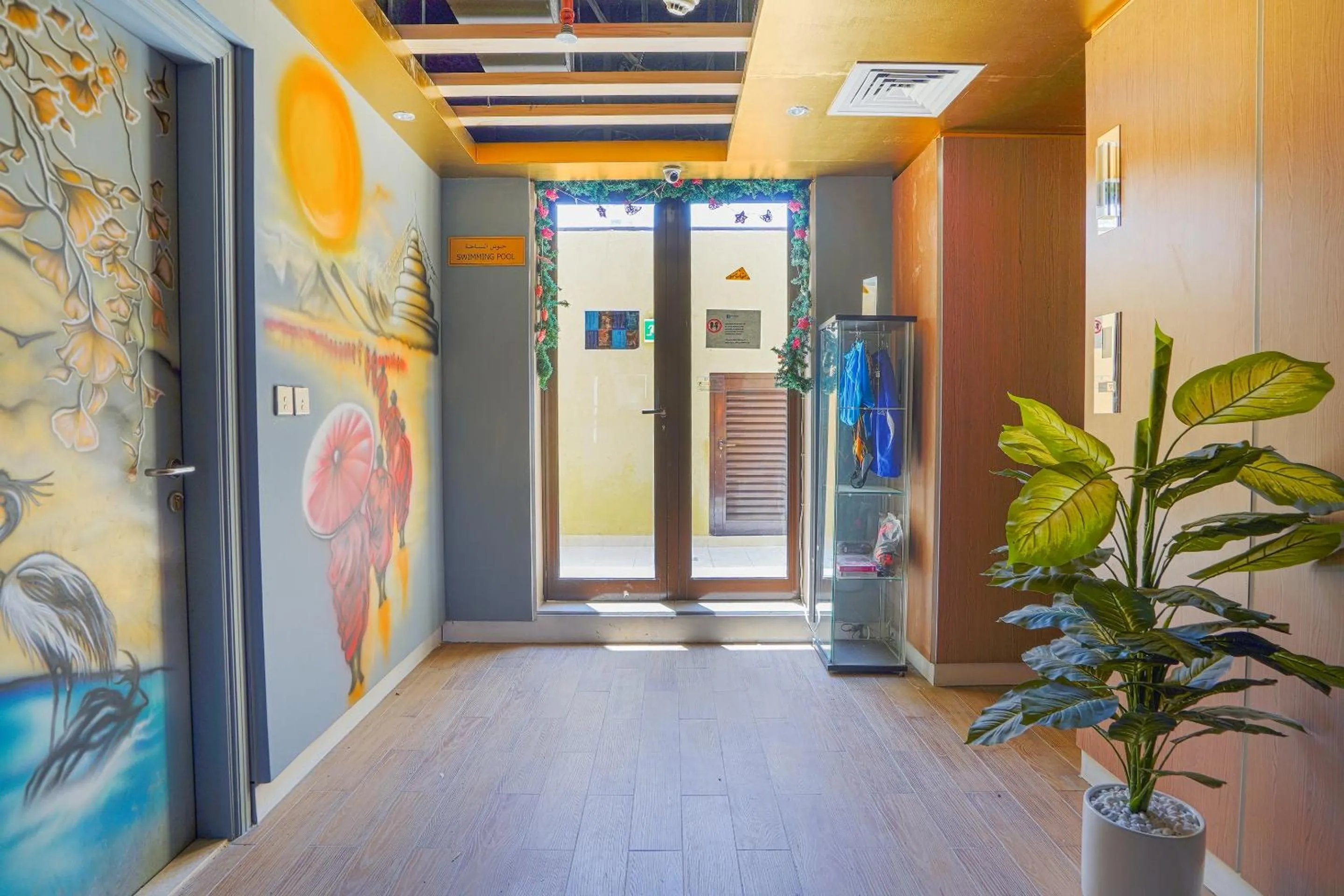 Swimming pool in Palette Royal Reflections Hotel and Spa Dubai