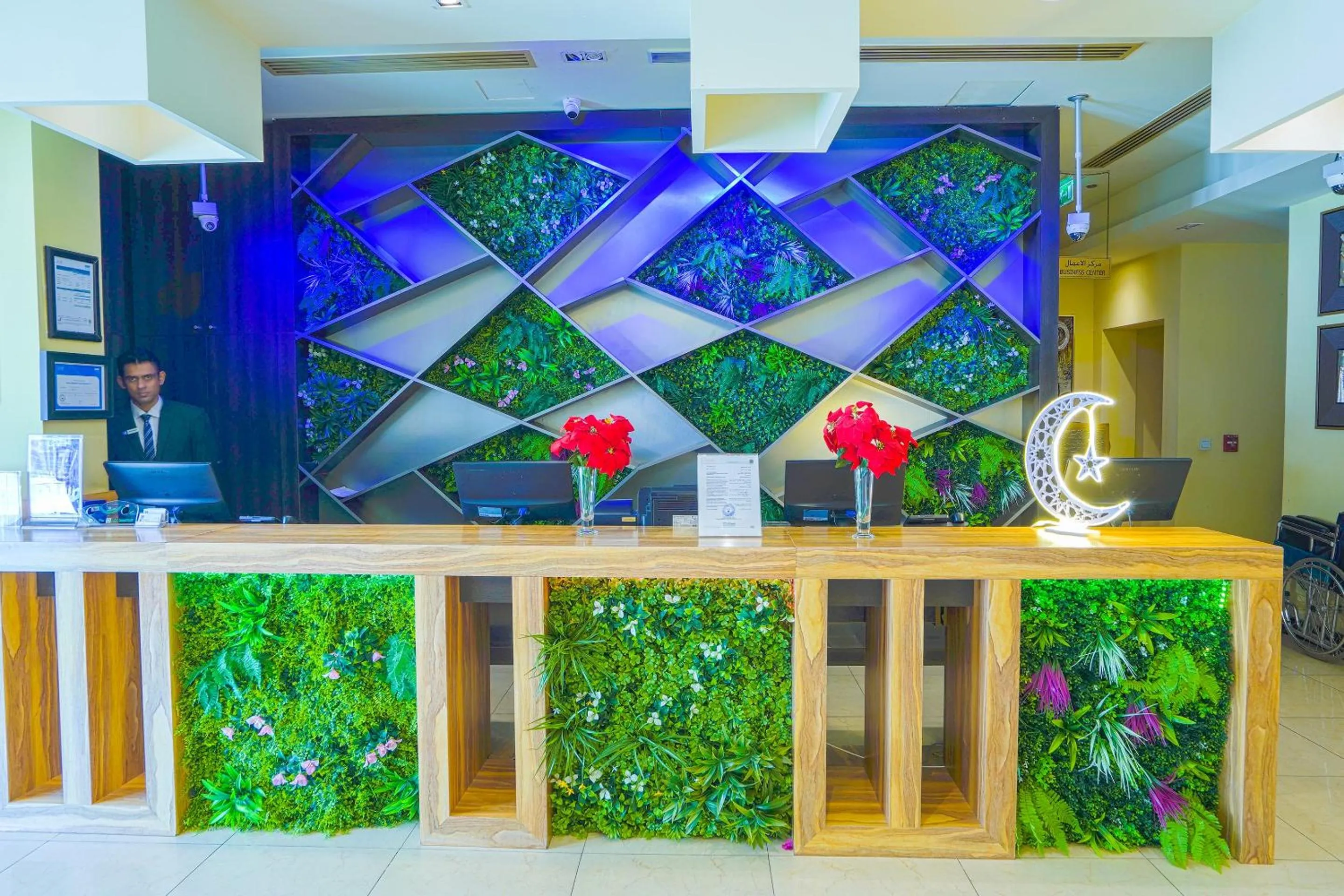 Lobby or reception in Palette Royal Reflections Hotel and Spa Dubai