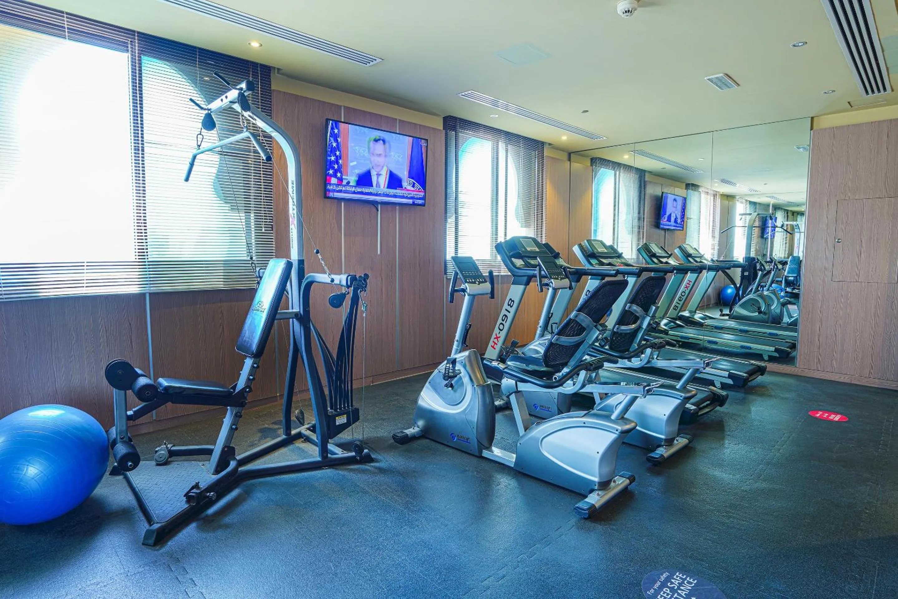 Fitness centre/facilities in Palette Royal Reflections Hotel and Spa Dubai